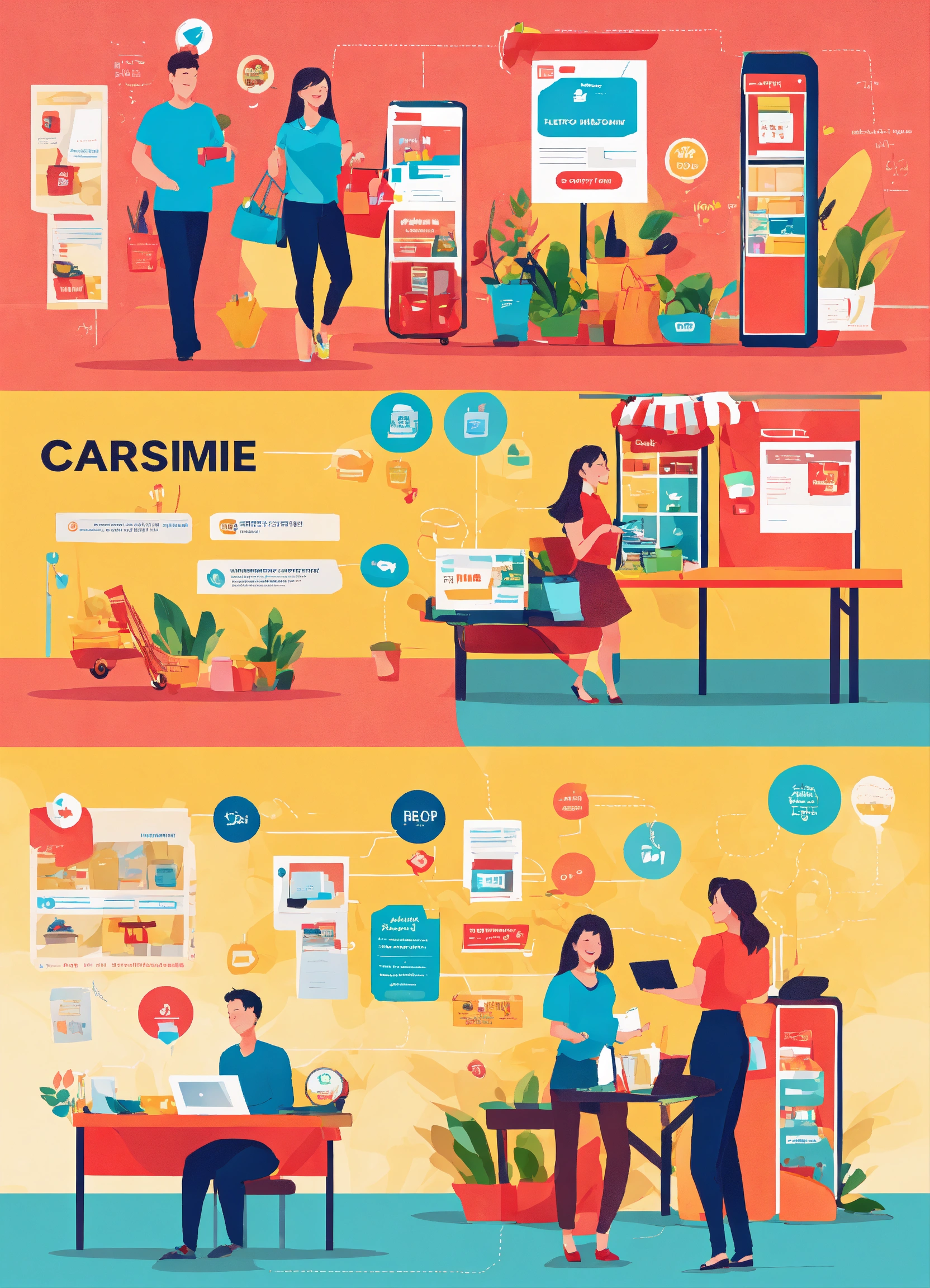 Lexica - Design an image illustrating the concept of consumer-oriented ...