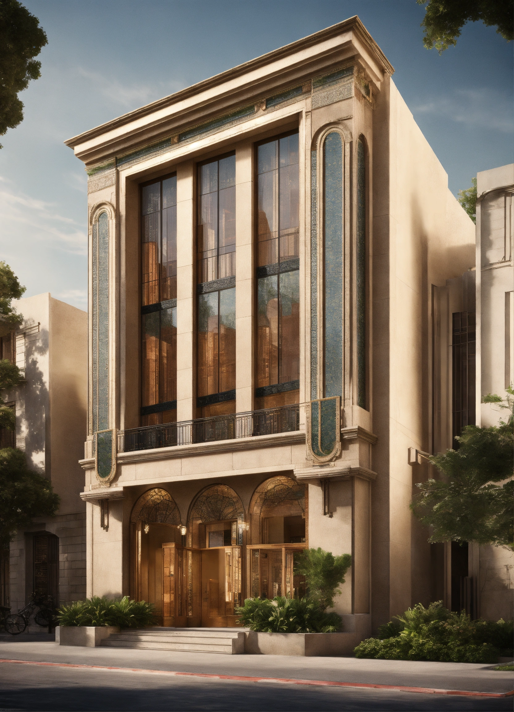 Lexica - Drawing inspiration from art deco style, this three-level ...