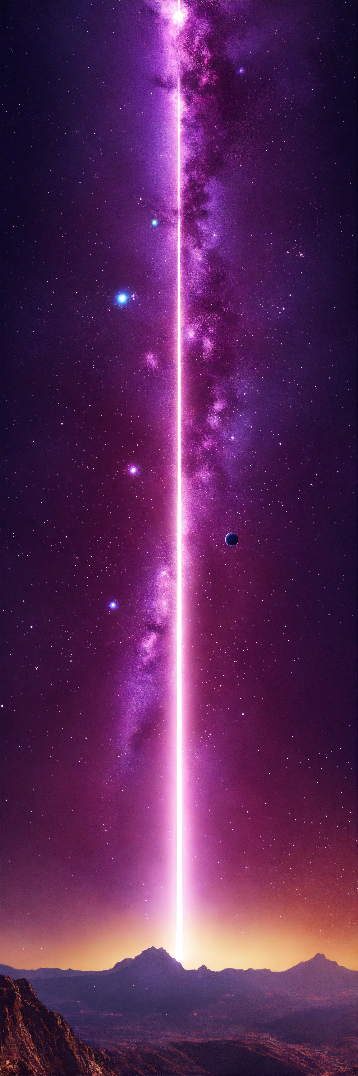 Lexica - A dark purple colored background with stars in the background ...