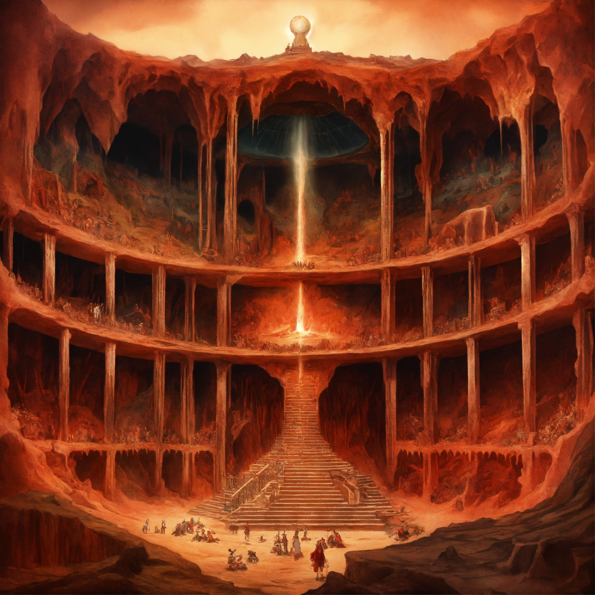 Lexica - 3 levels of hell, under earth, Hades, Gehenna and Tartarus ...