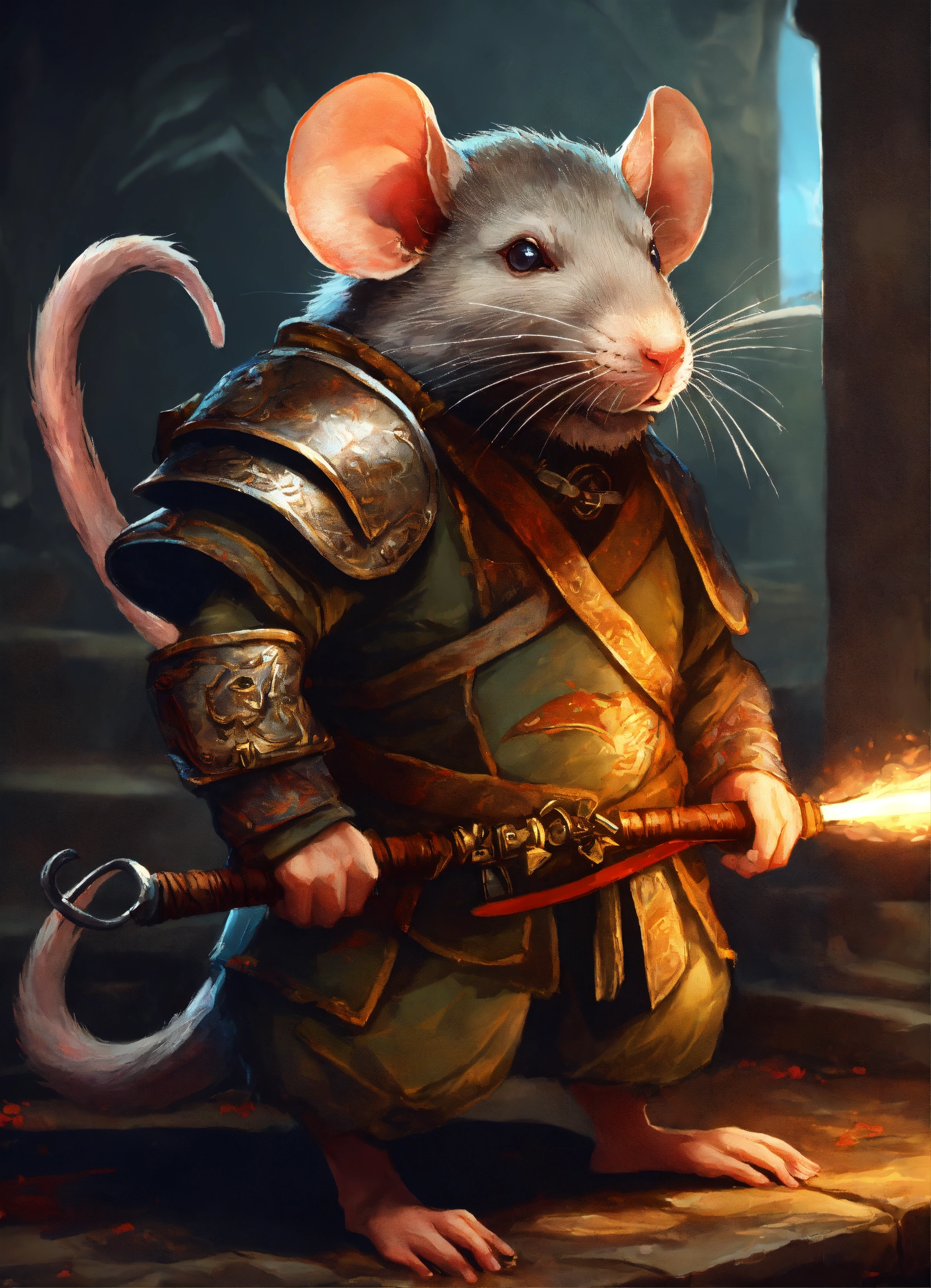 Lexica - A murderous rat warrior here to kill you dead he is huge