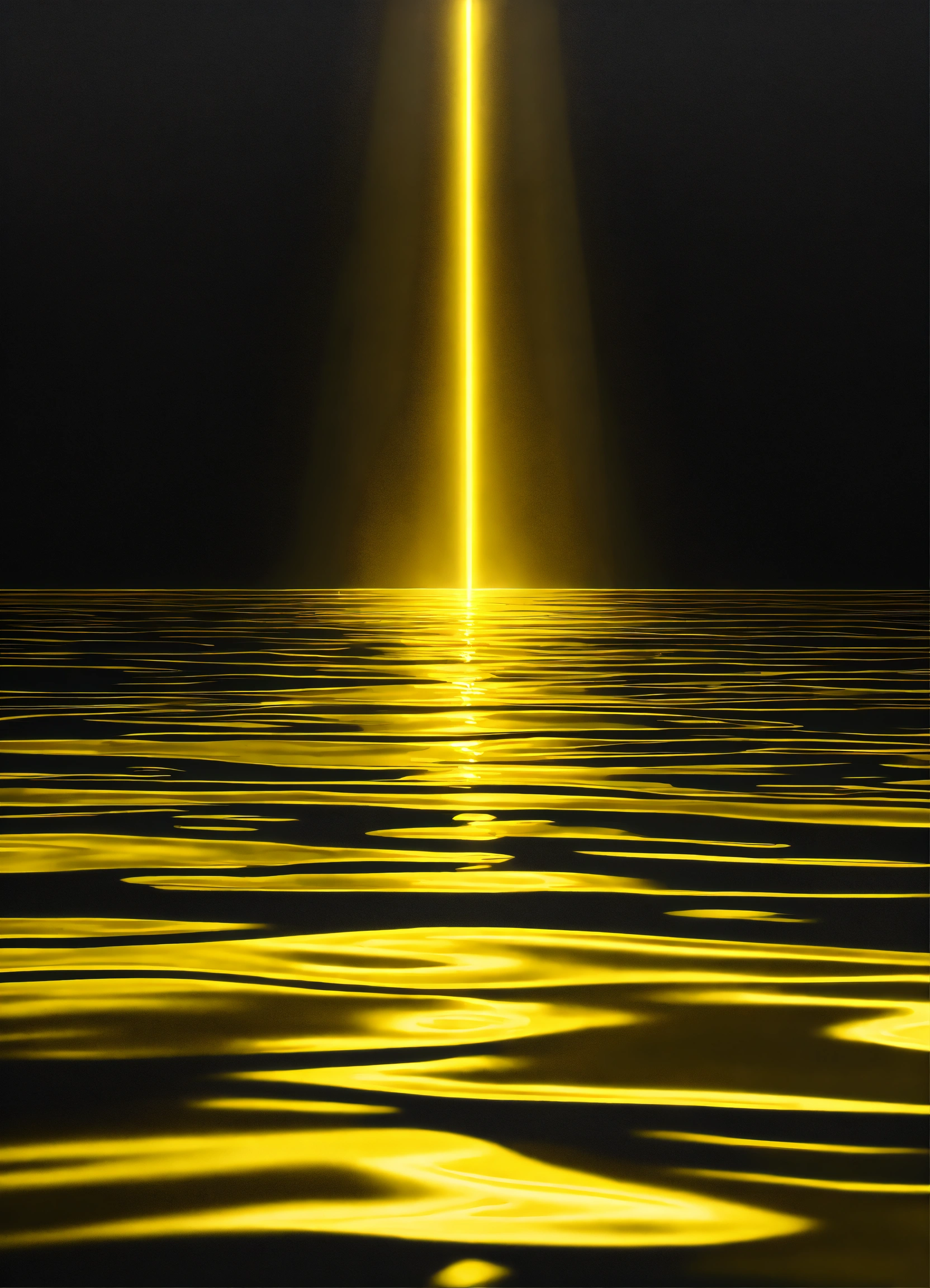 Lexica - Hyper realistic opaque yellow metallic rays of light ...