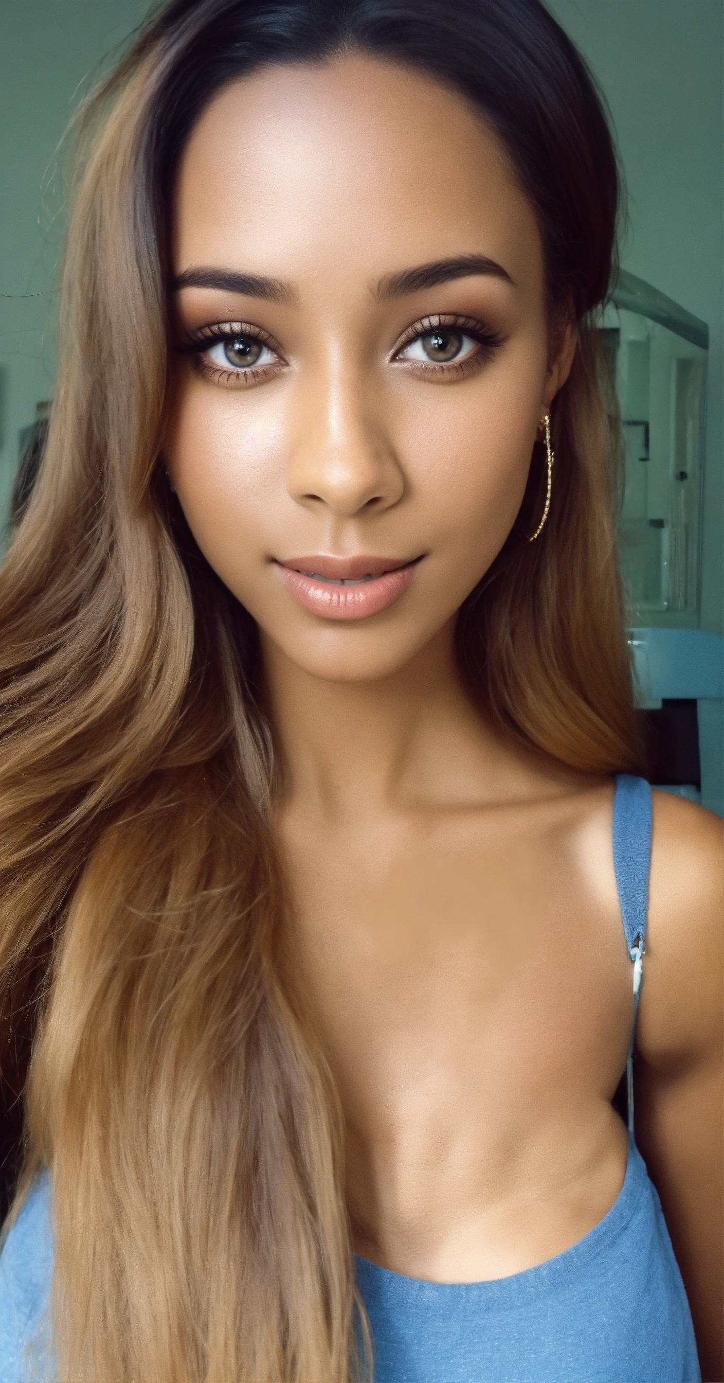 Lexica Make beautiful 28 year old half German half Nigerian girl as angel