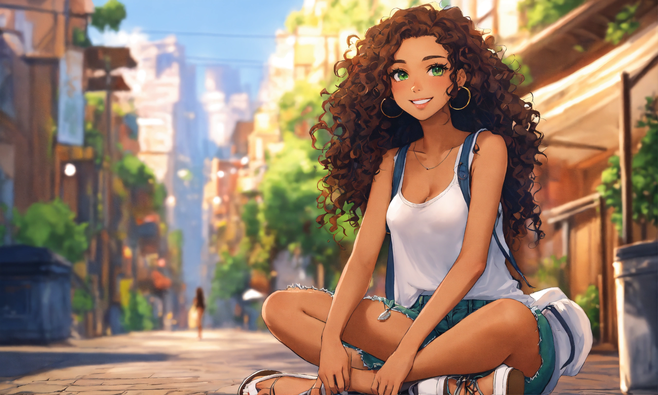 Lexica Anime Cartoon Ultra Realistic 4k Beautiful Mixed Race Girl