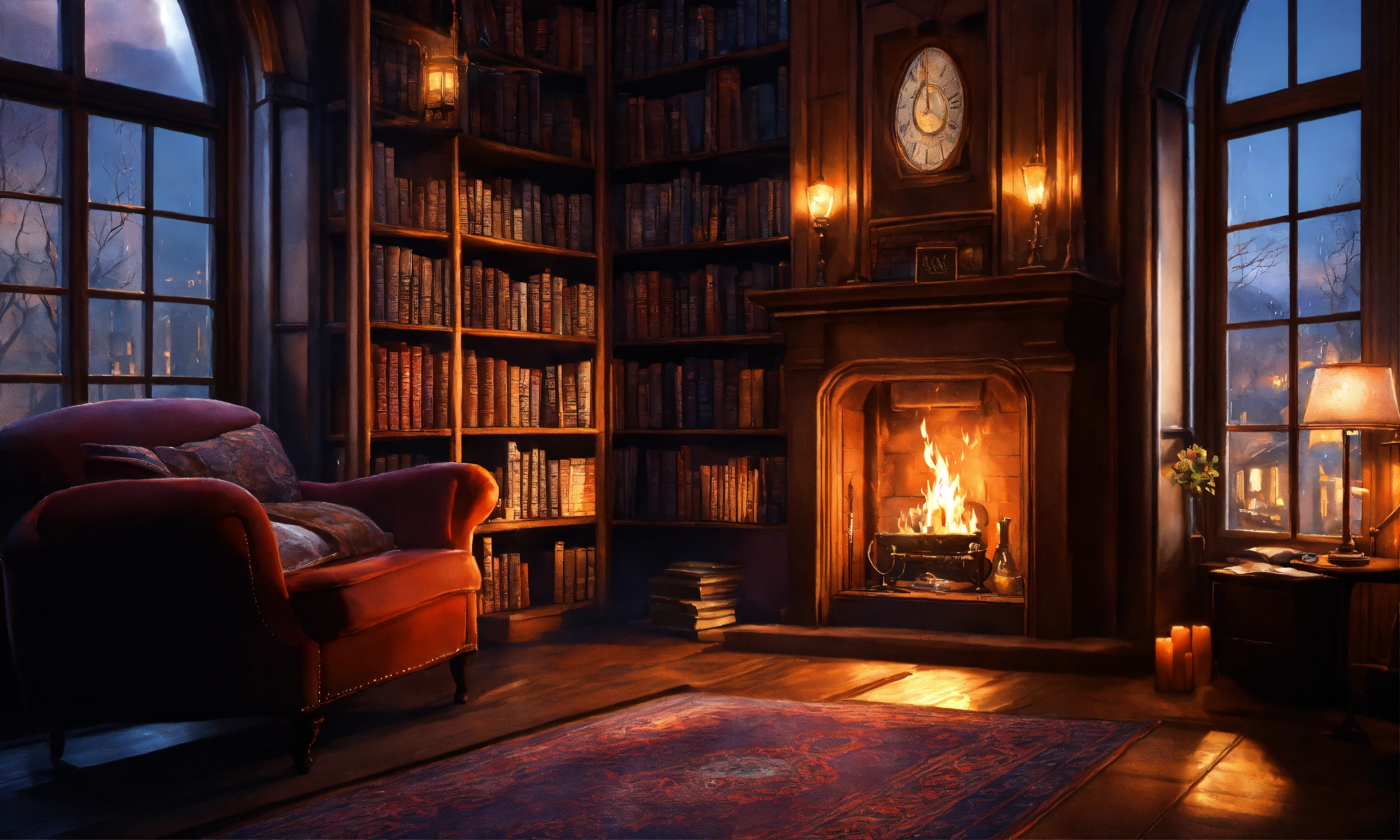 Lexica - Epic beautiful shot of a ultra detailed and ultra cozy Harry ...