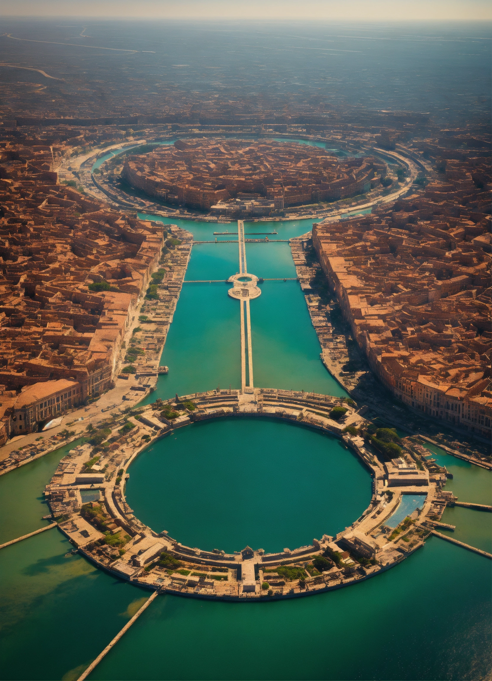 Lexica - City surrounded by a large ring of water. . the ring was ...