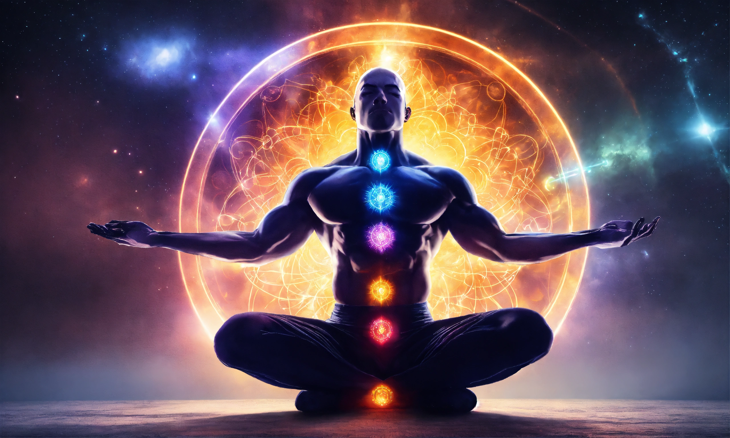 Lexica - Powerful superhuman with his body attracting good energy ...