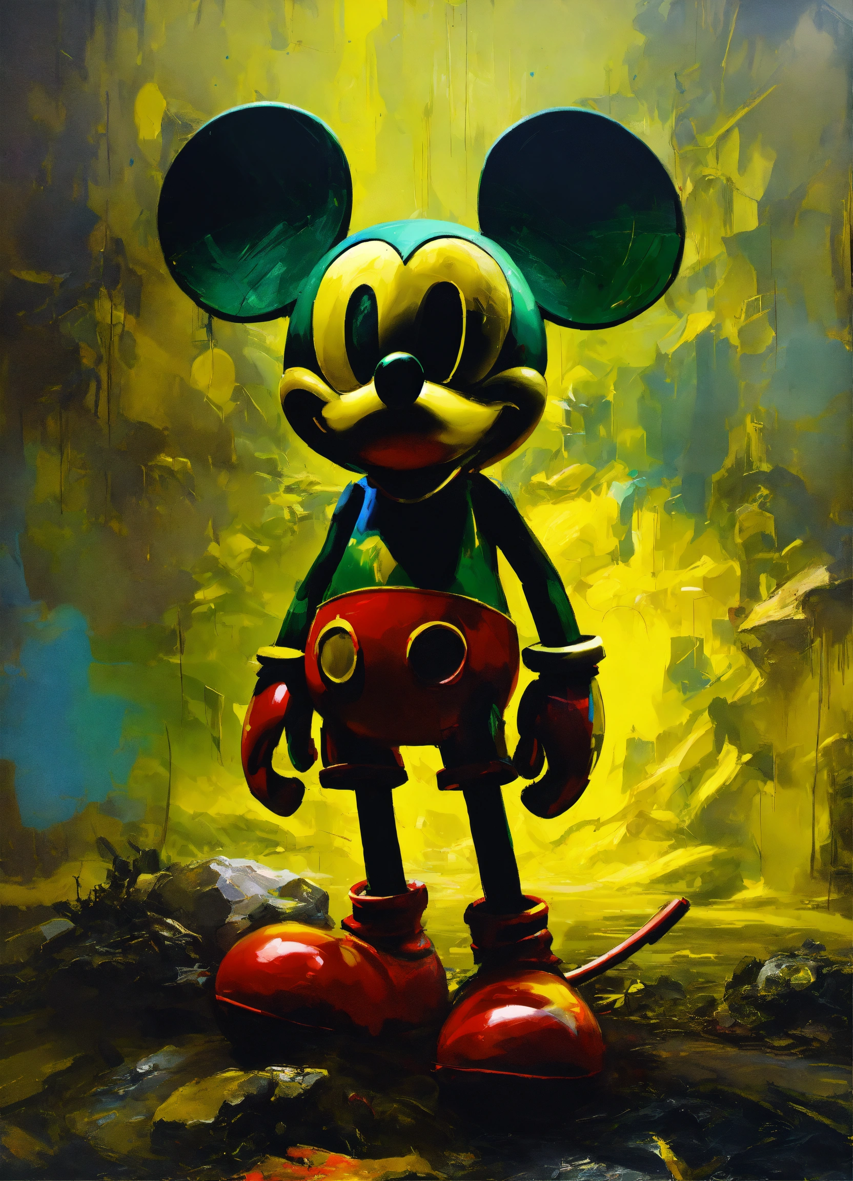 Lexica - Mickey Mouse Unreal engine 7, Darkfantasy, Mystical colored ...