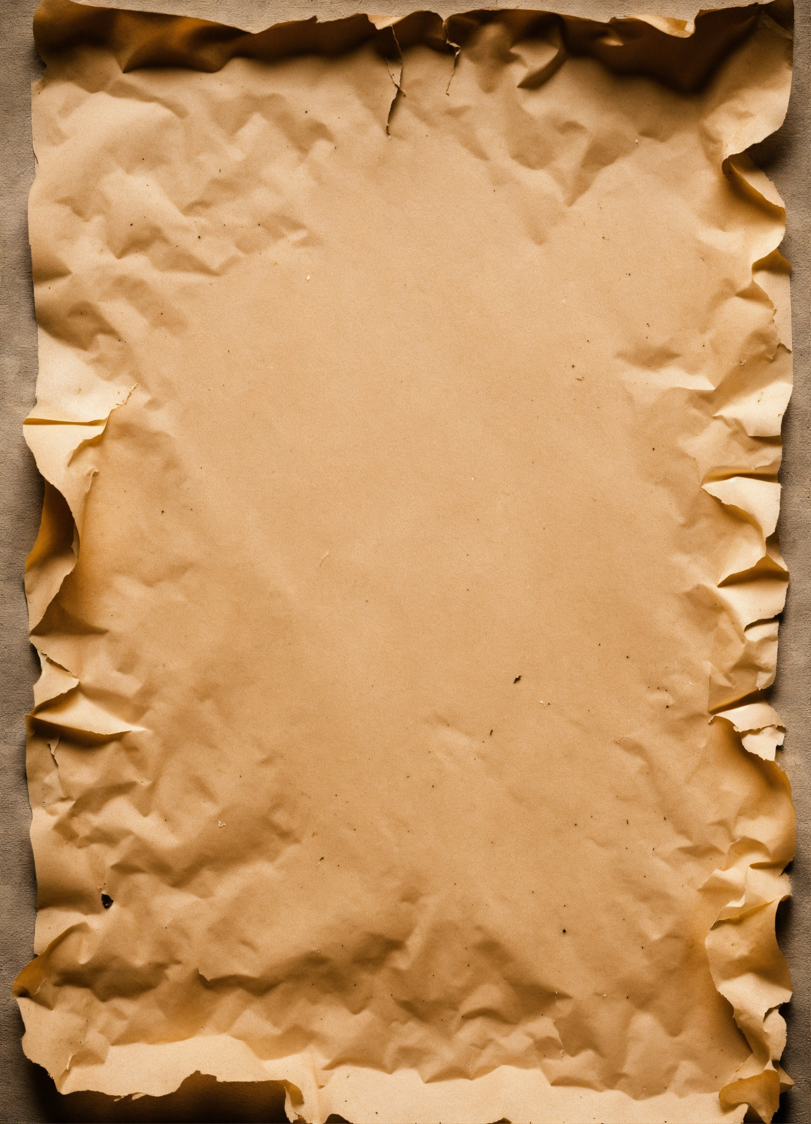 Lexica - Isolated piece of tattered paper white background