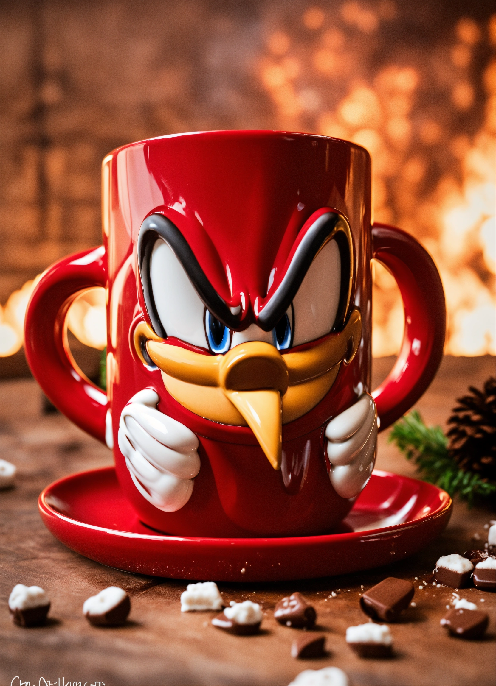 Lexica - Hot chocolate mug inspired by Knuckles