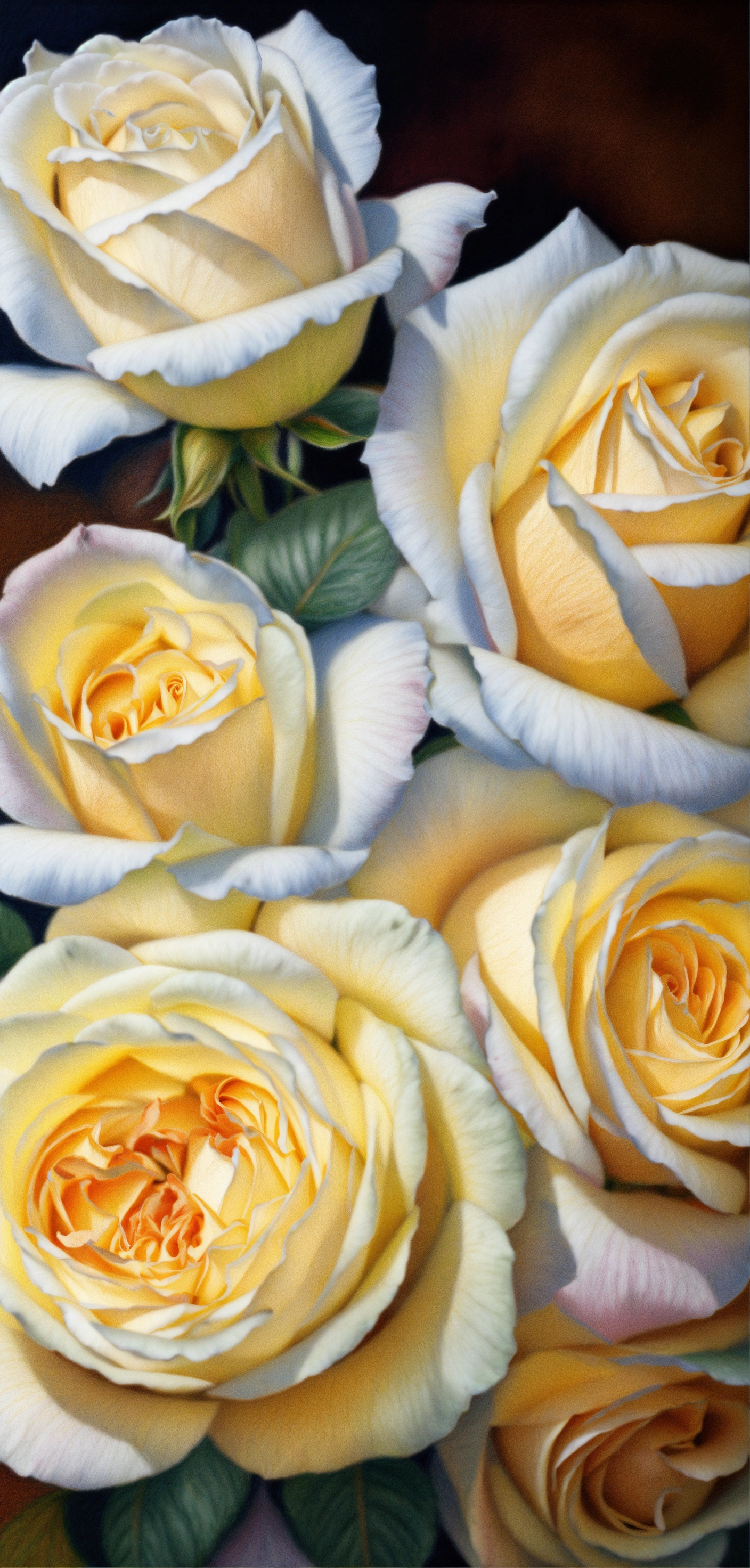 Lexica - Pencil drawing of a beautiful white roses, pastel colours ...