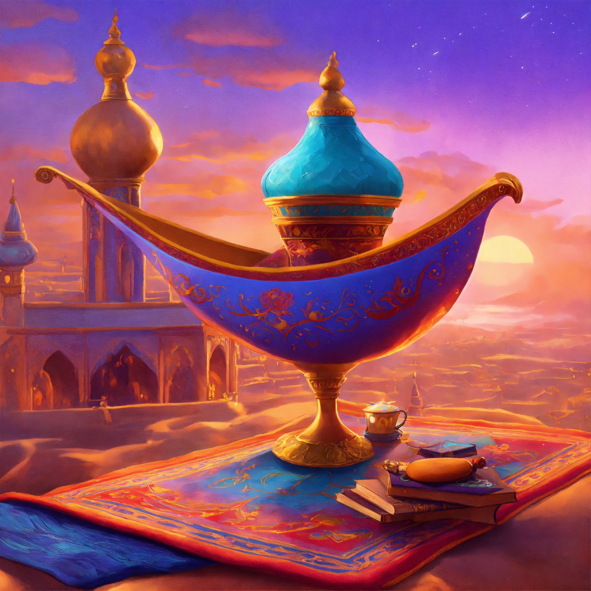 Lexica - Magic Carpet from the movie Aladdin and the magic lamp ...