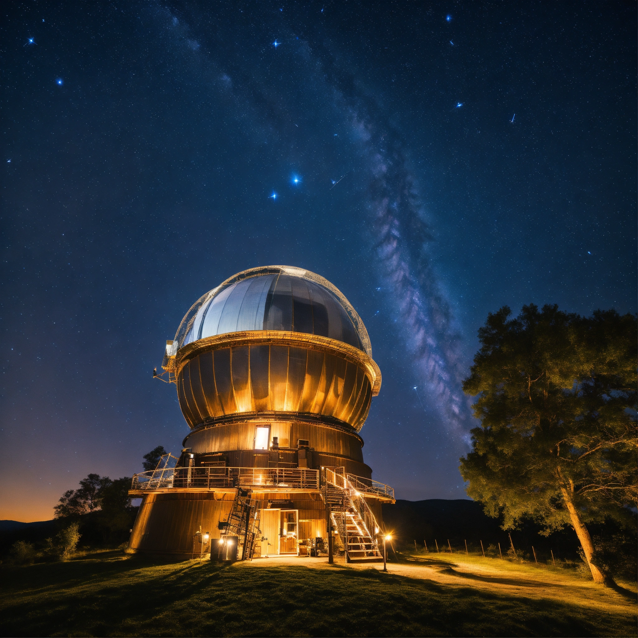 Lexica - The Starlit Observatory Imagine an observatory with a colossal ...