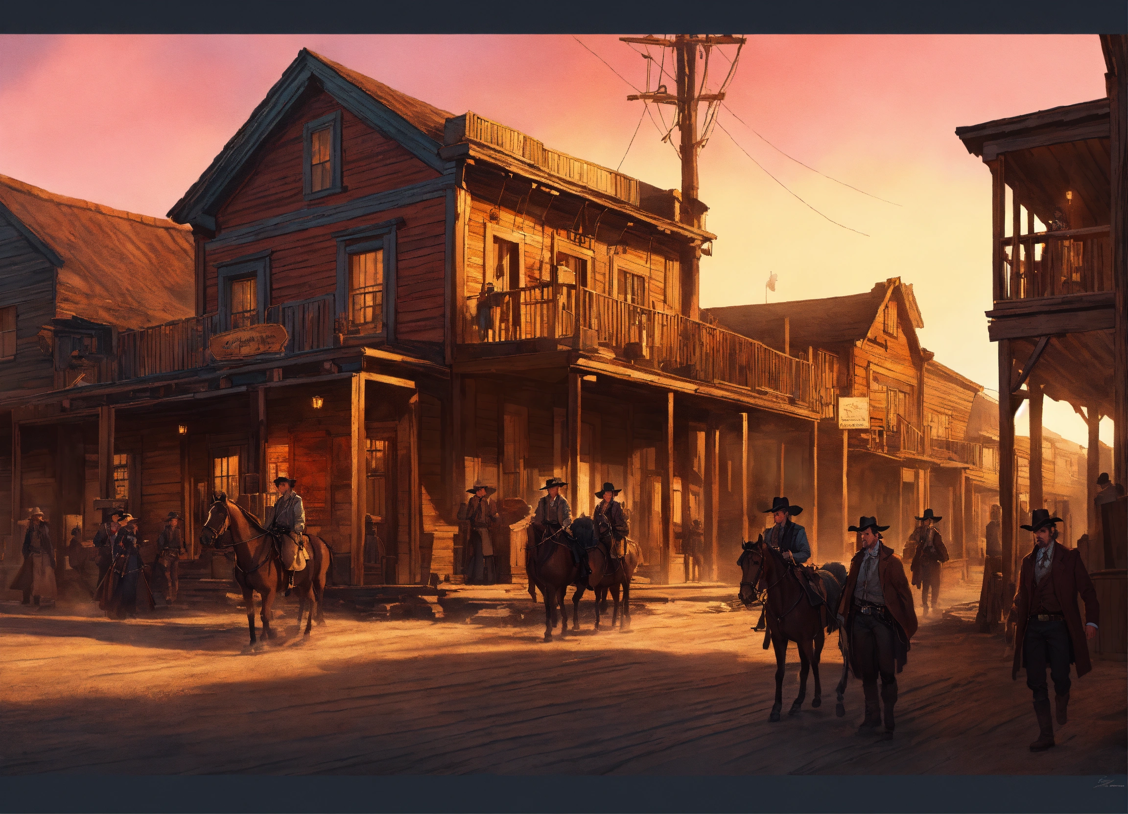 Lexica - A group of angry frontier pioneer farmers and townsfolk down ...