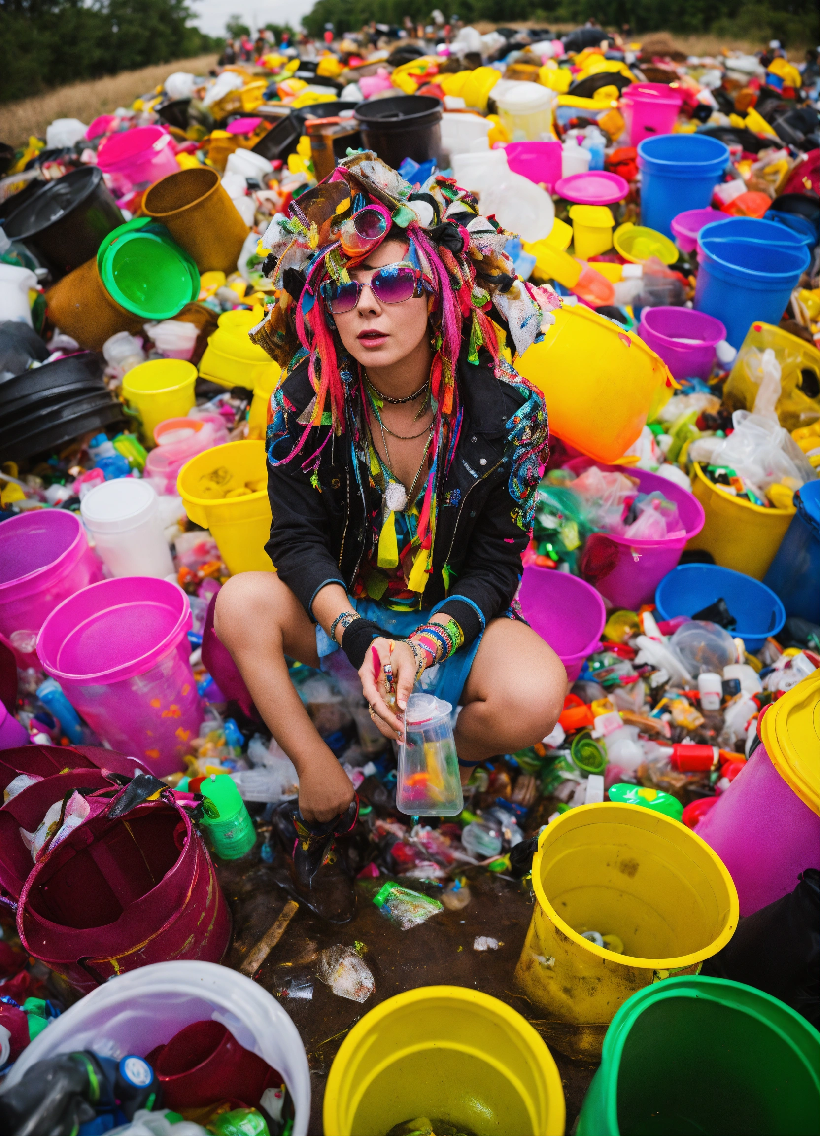 Lexica - Ravers collect waste