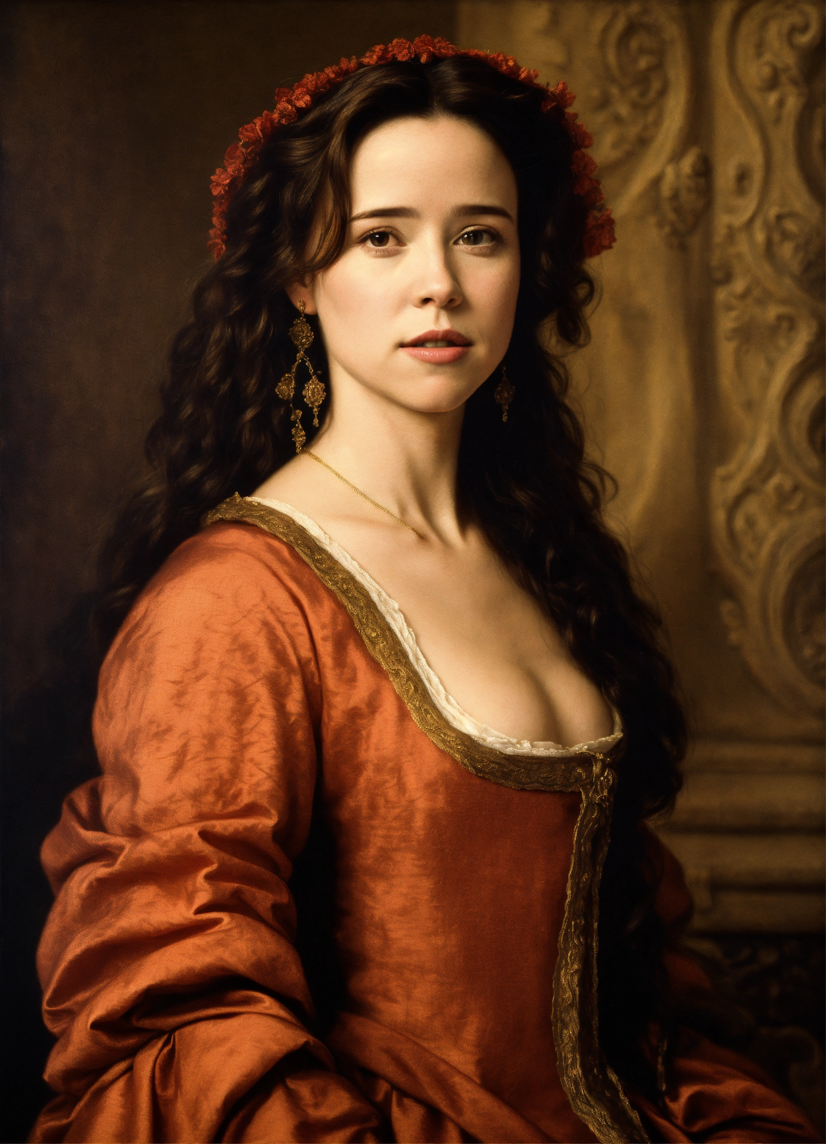 Lexica - Renaissance painting of Linda cardellini