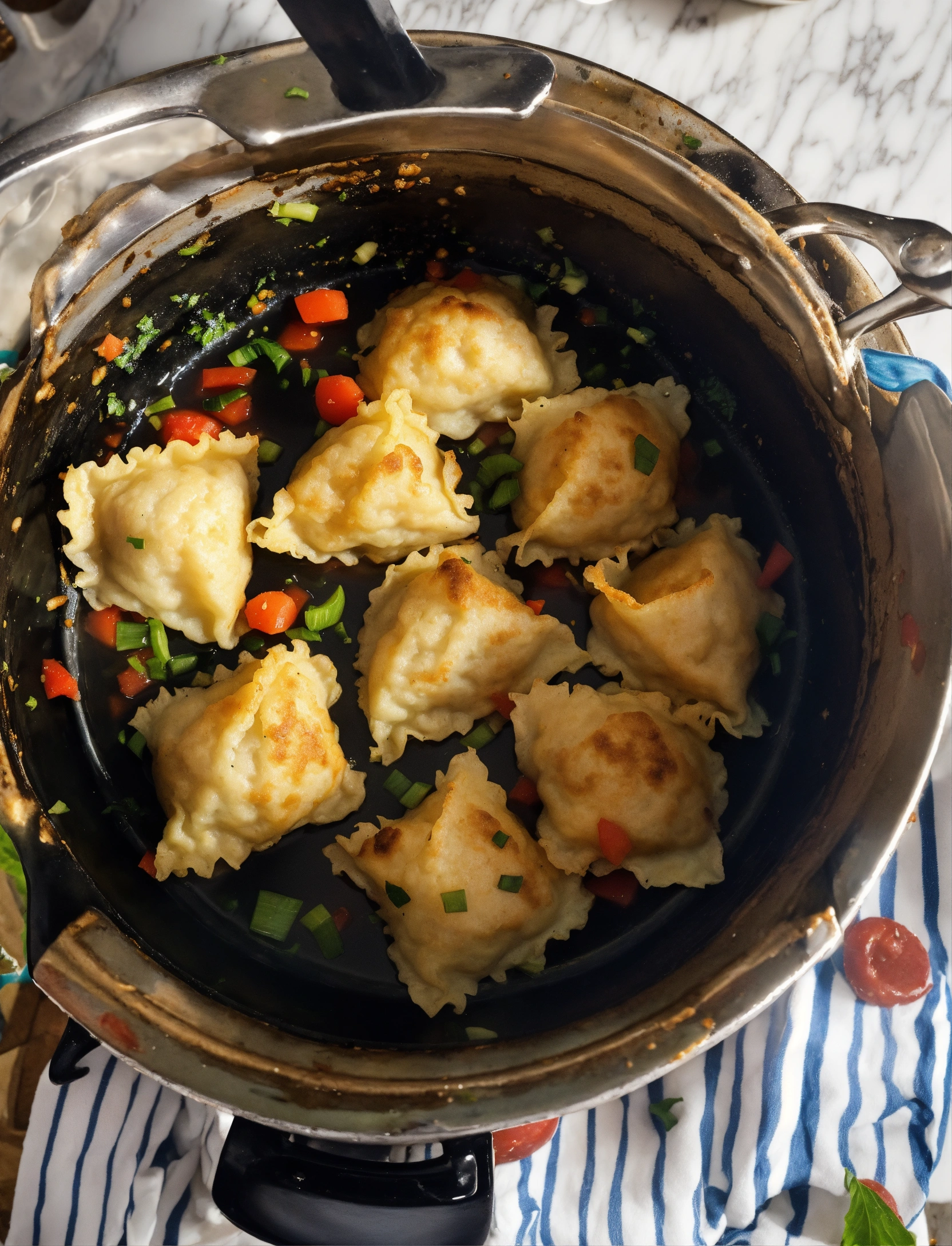 Lexica - Very Cartoony carribean crispy cartoon Fried dumplings dancing ...
