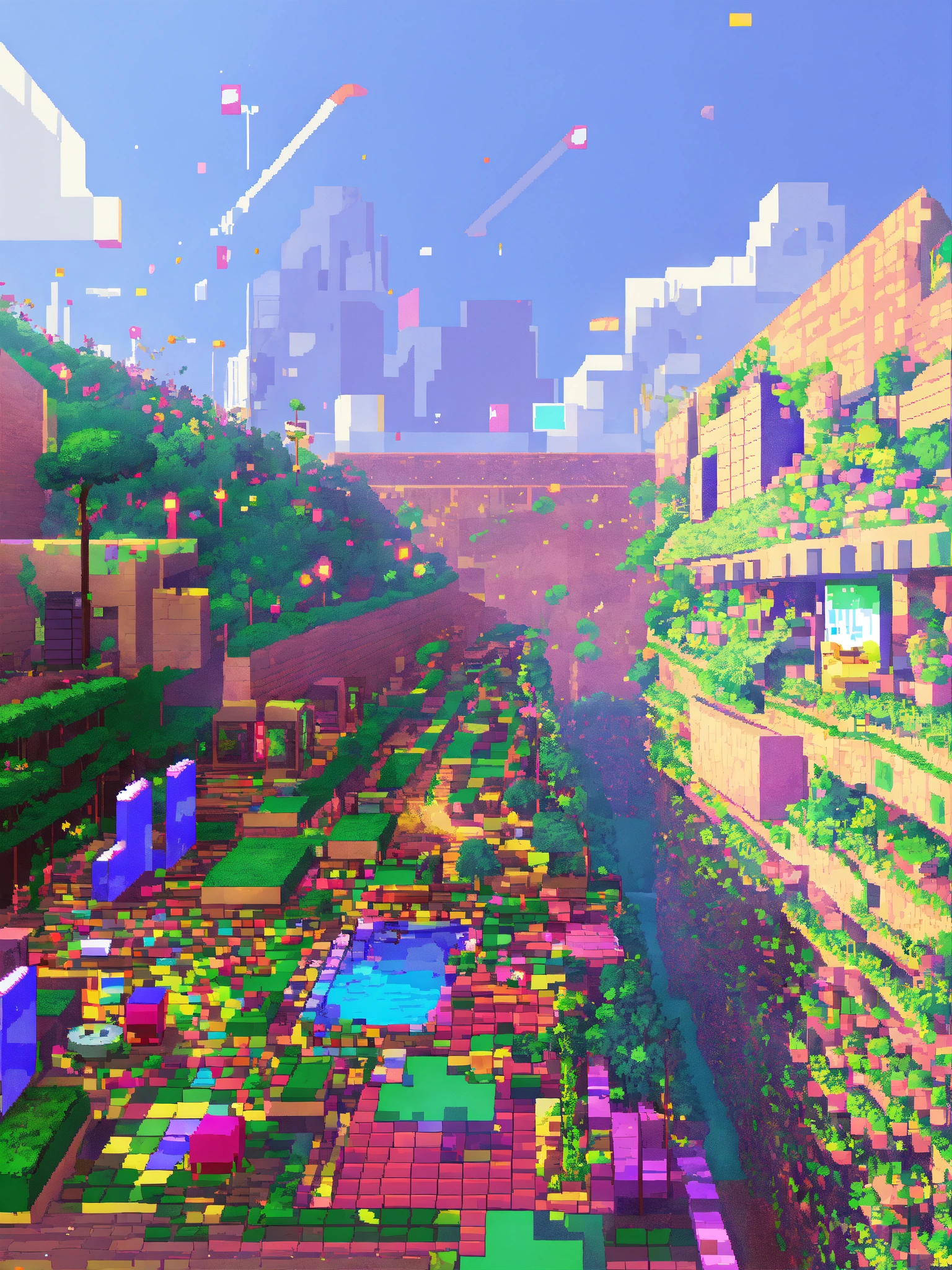 Lexica - Rave party pixelart