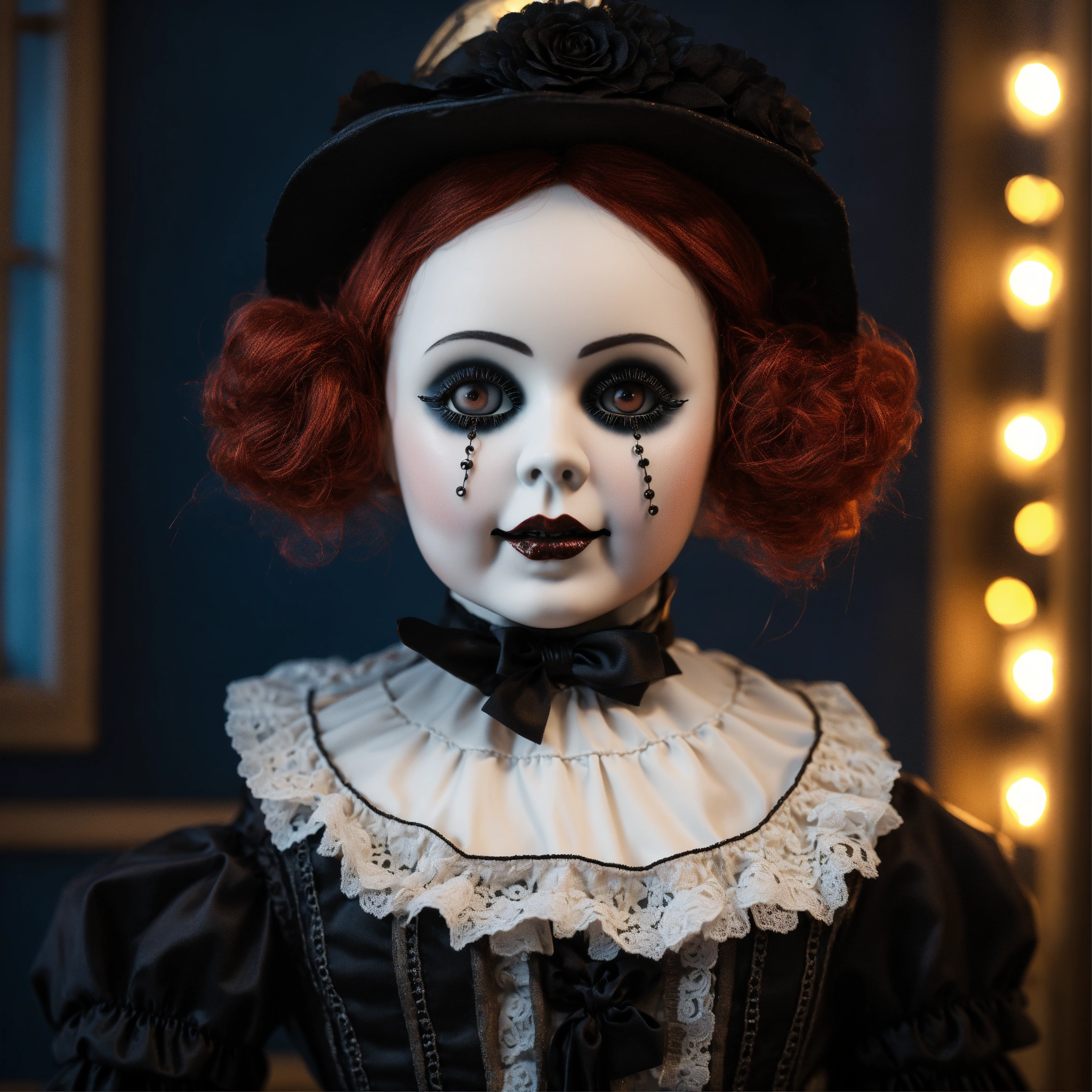 Gothic porcelain doll sales