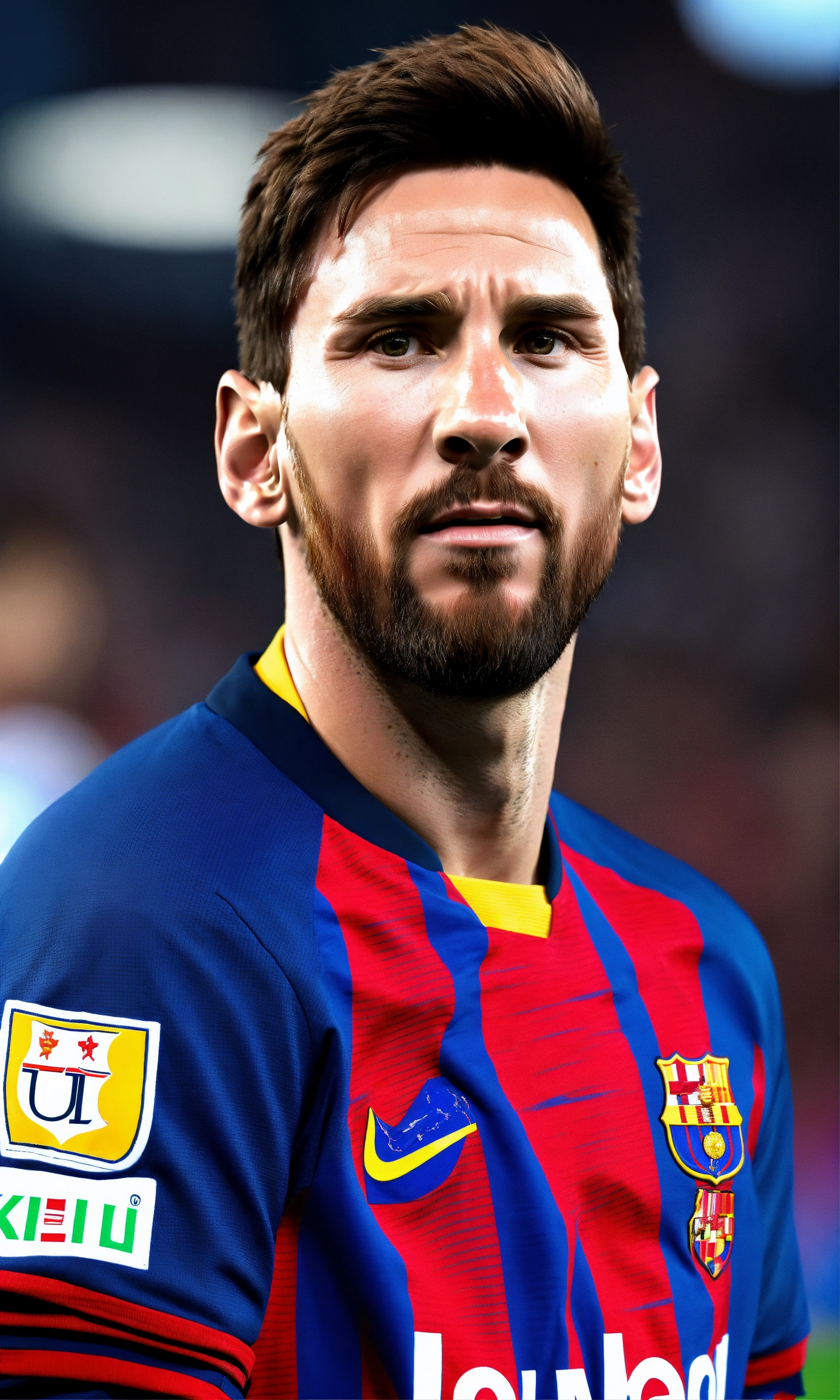 Lexica - Lionel Messi, looking at camera, ultra realistic, high quality