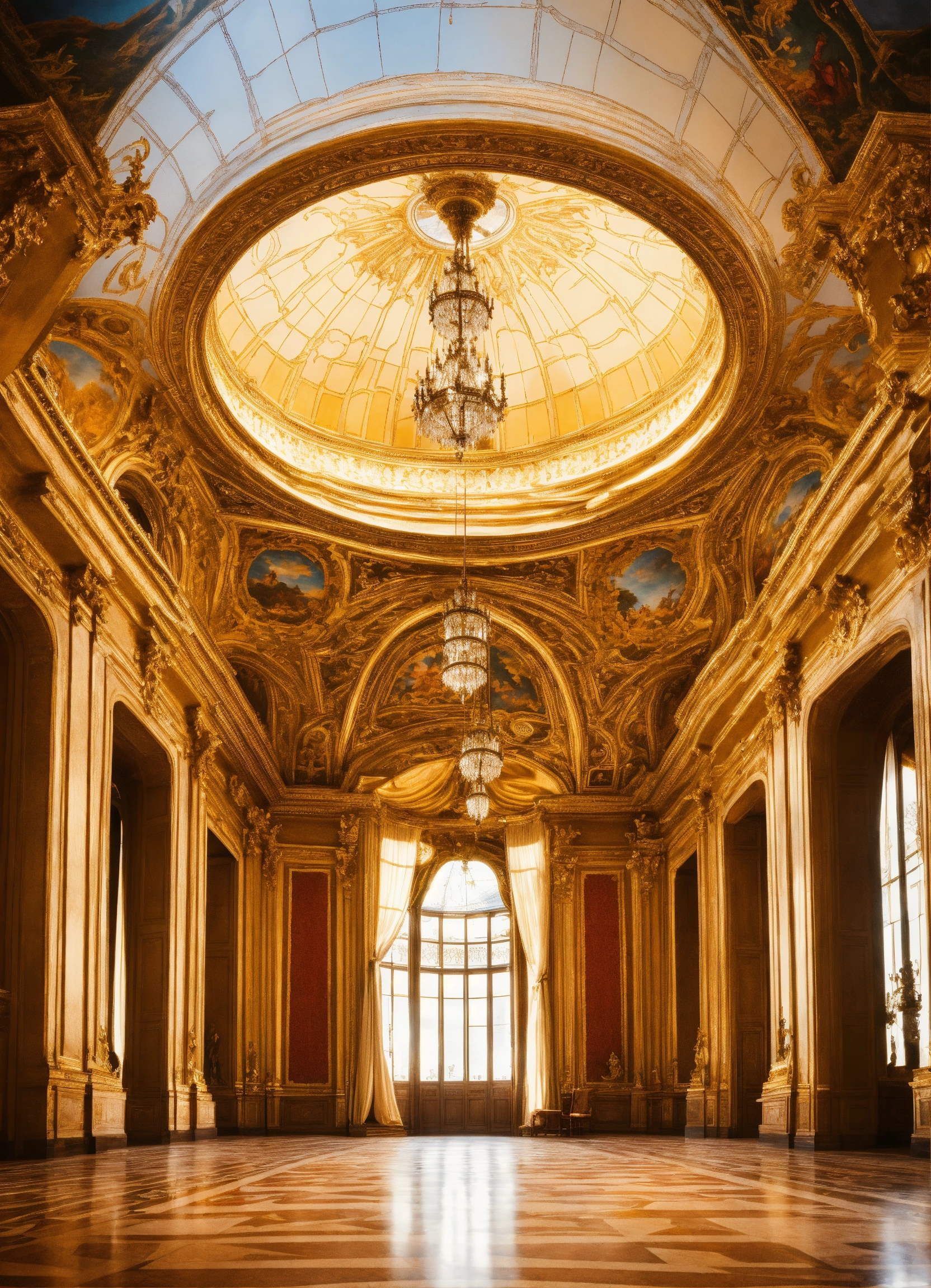 Lexica - A very beautiful royal palace European style with a dome