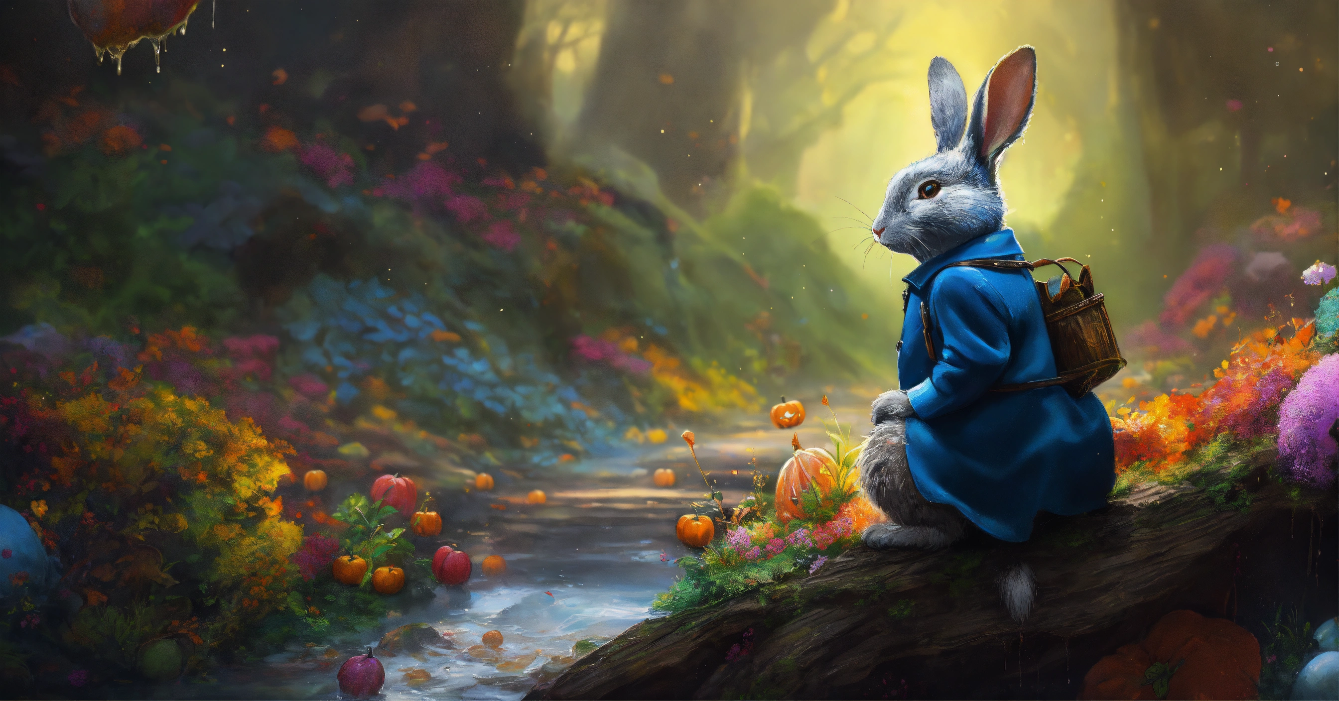 Lexica - Splash art, a quirky liquid portrait of a hauntingly beautiful ...