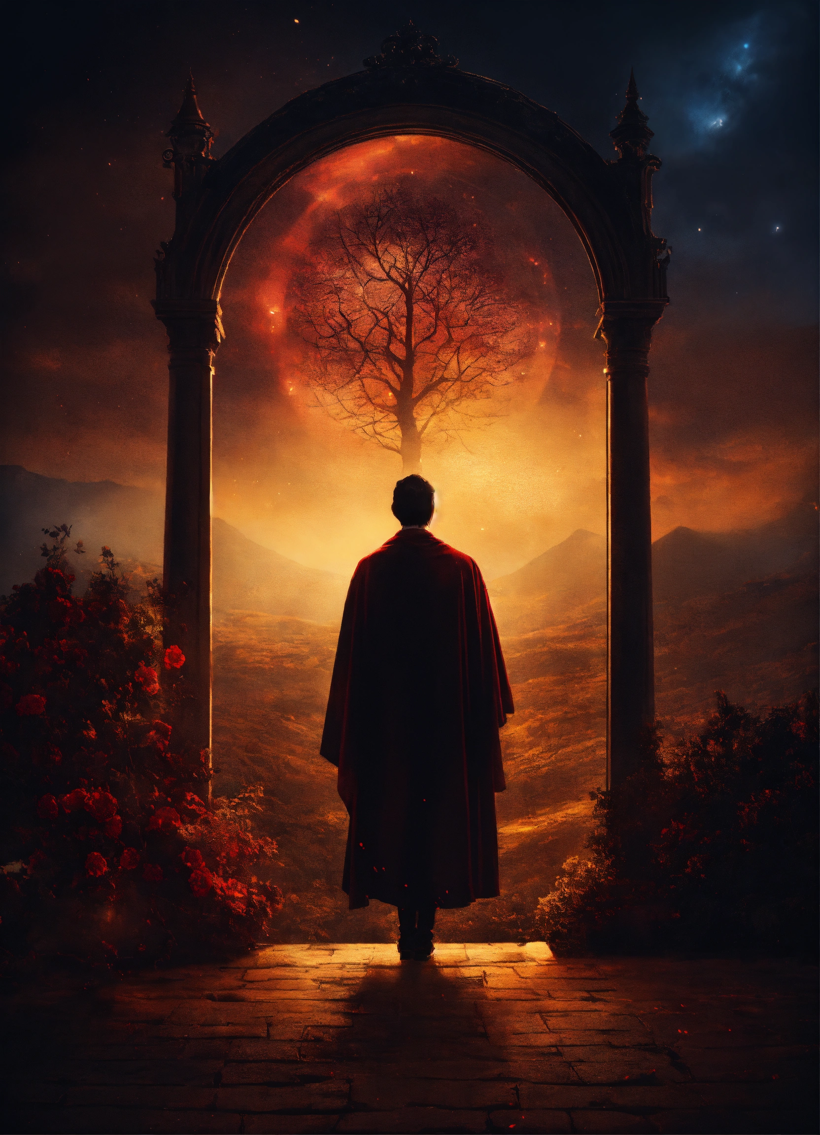 Lexica - Image with a mystic, dark, and magical backdrop