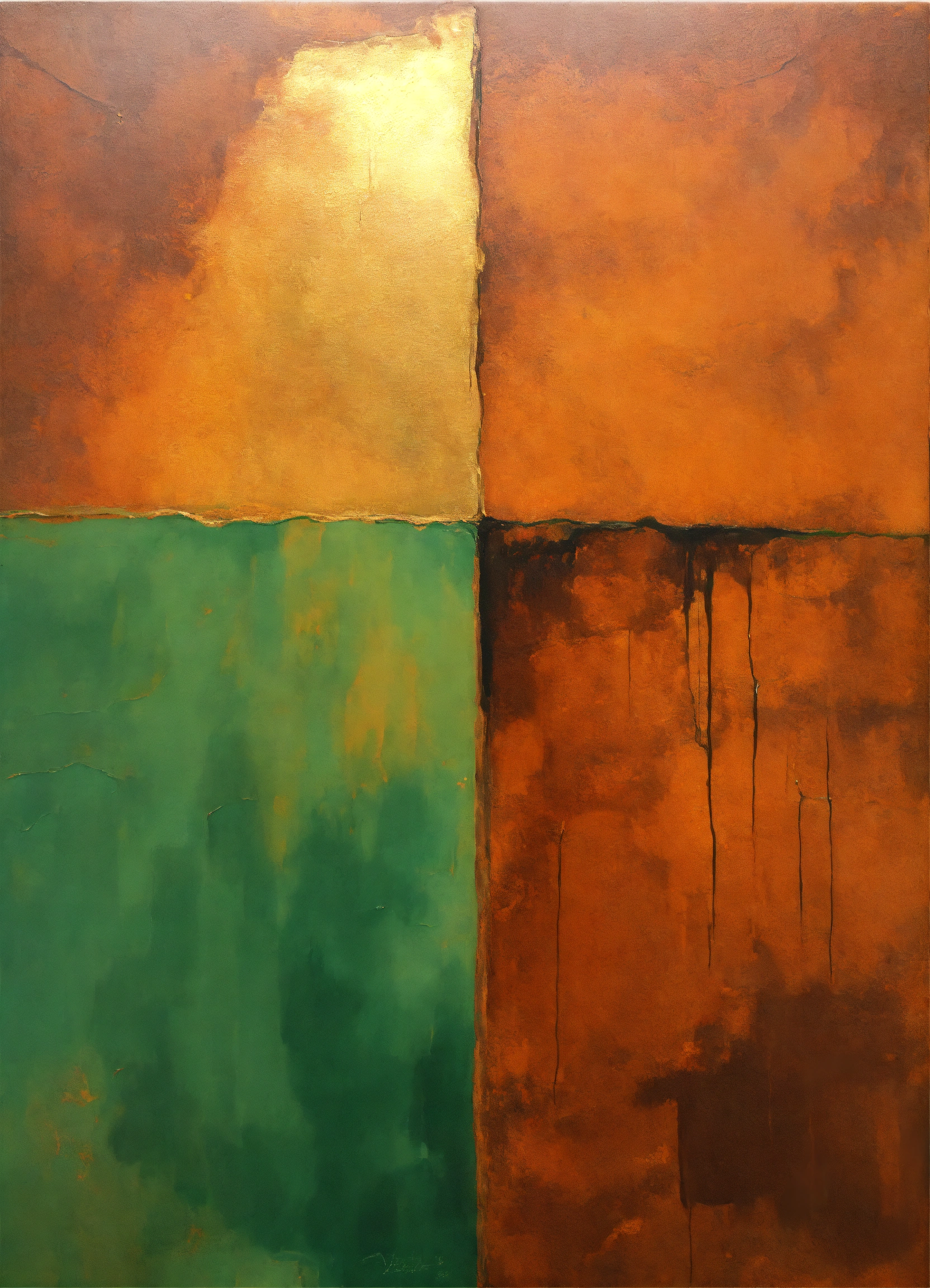 Lexica - Abstract and minimalist oil painting of a tear pure and ...