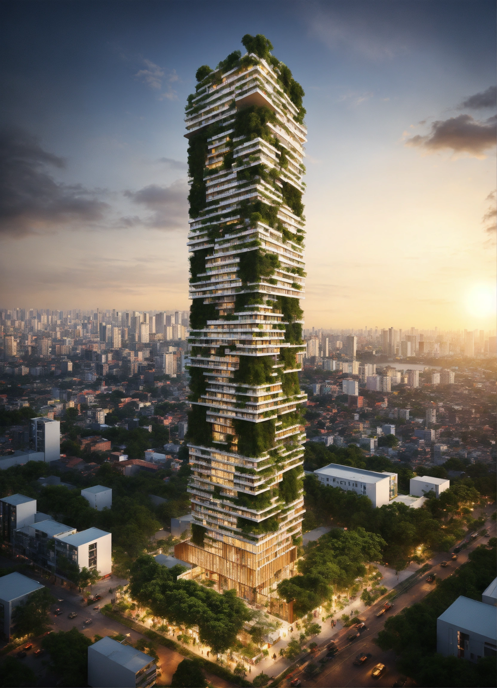 Lexica - Imagine a vision of meta-organic Ho Chi Minh city in 2050 ...