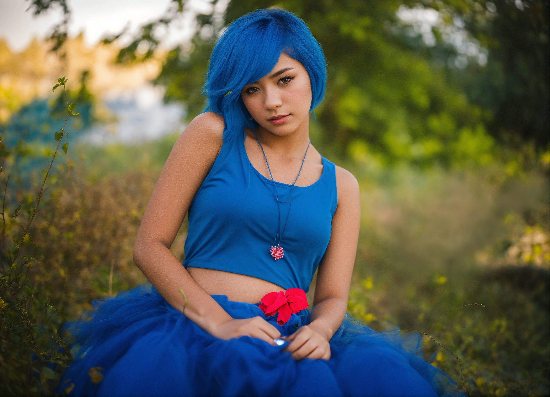 Lexica - A blue girl