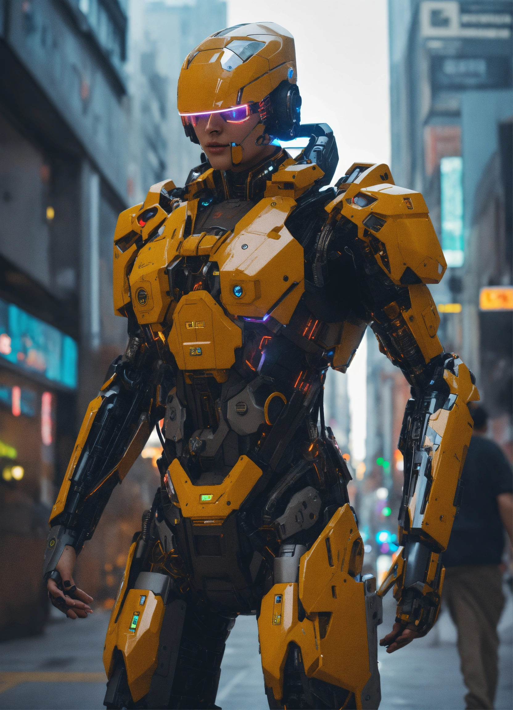 Lexica - Heavily augmented cyborg.
