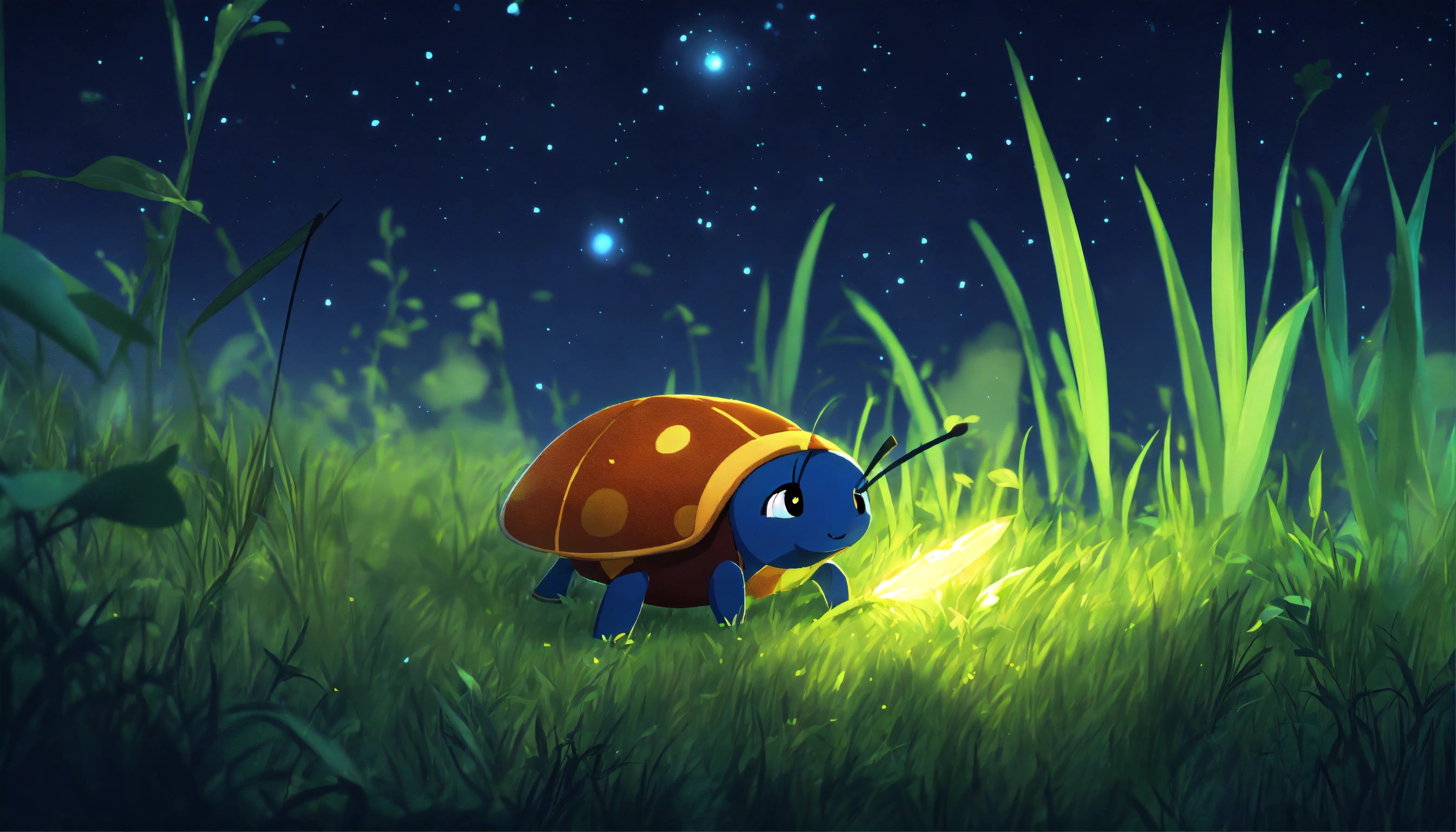 Lexica - Hello, firefly. He twinkles in the nighttime sky, choosing a ...