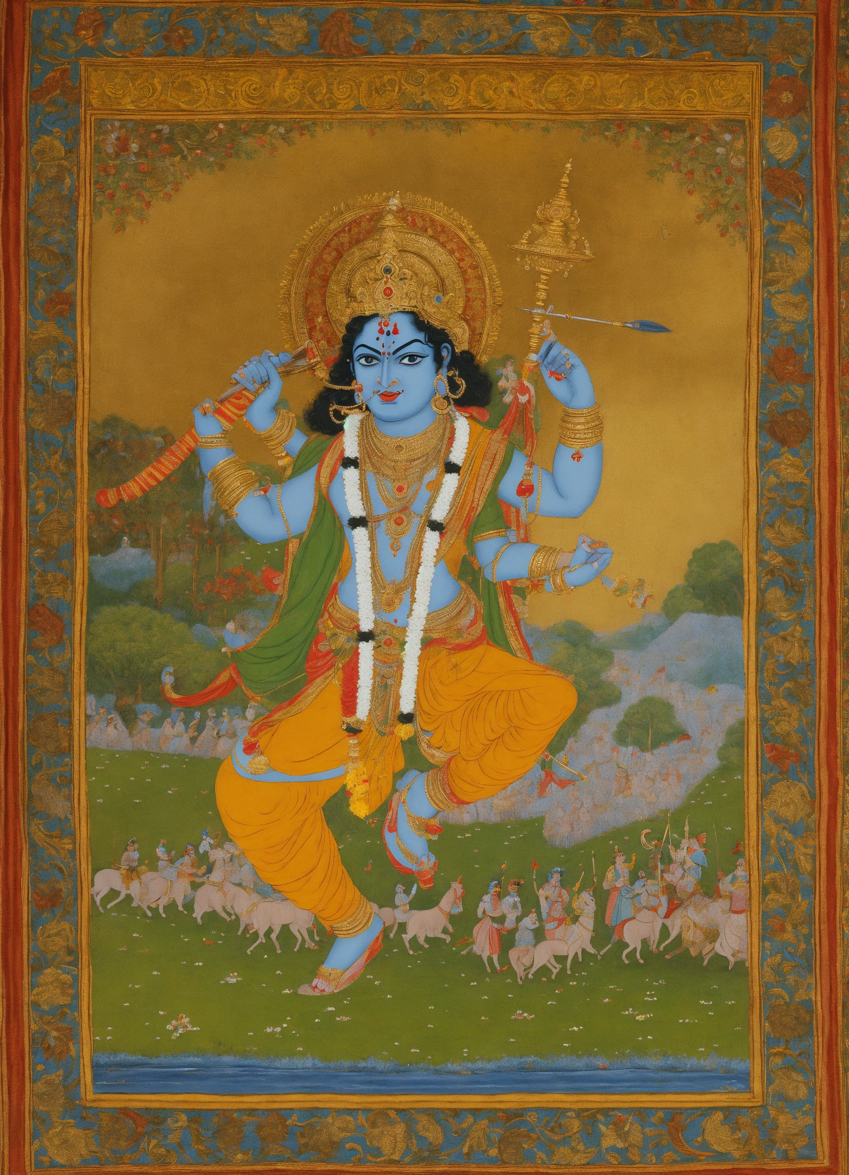 Lexica - Krishna, Angry, In a WAR,