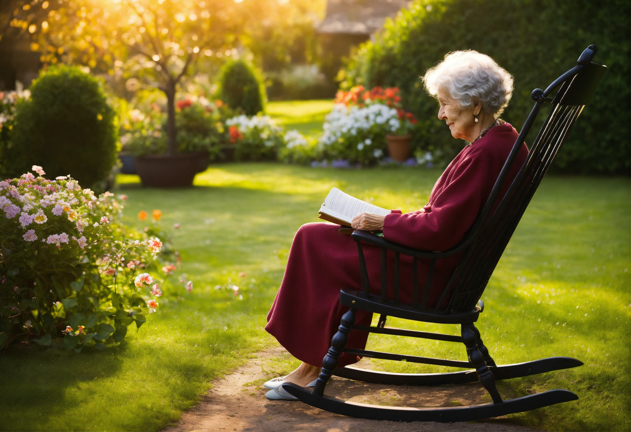 Lexica - Tales from the novel of a lifetime, Elderly woman sitting in a ...