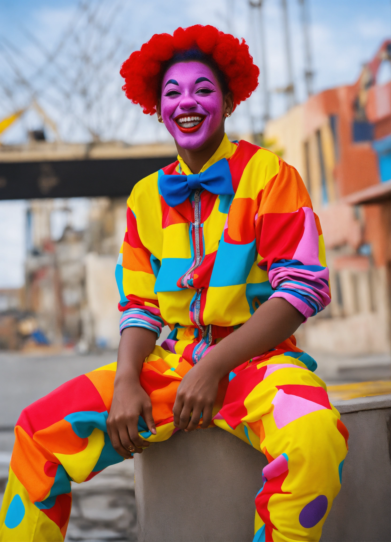 Lexica - Colorful koko the clown jumpsuit