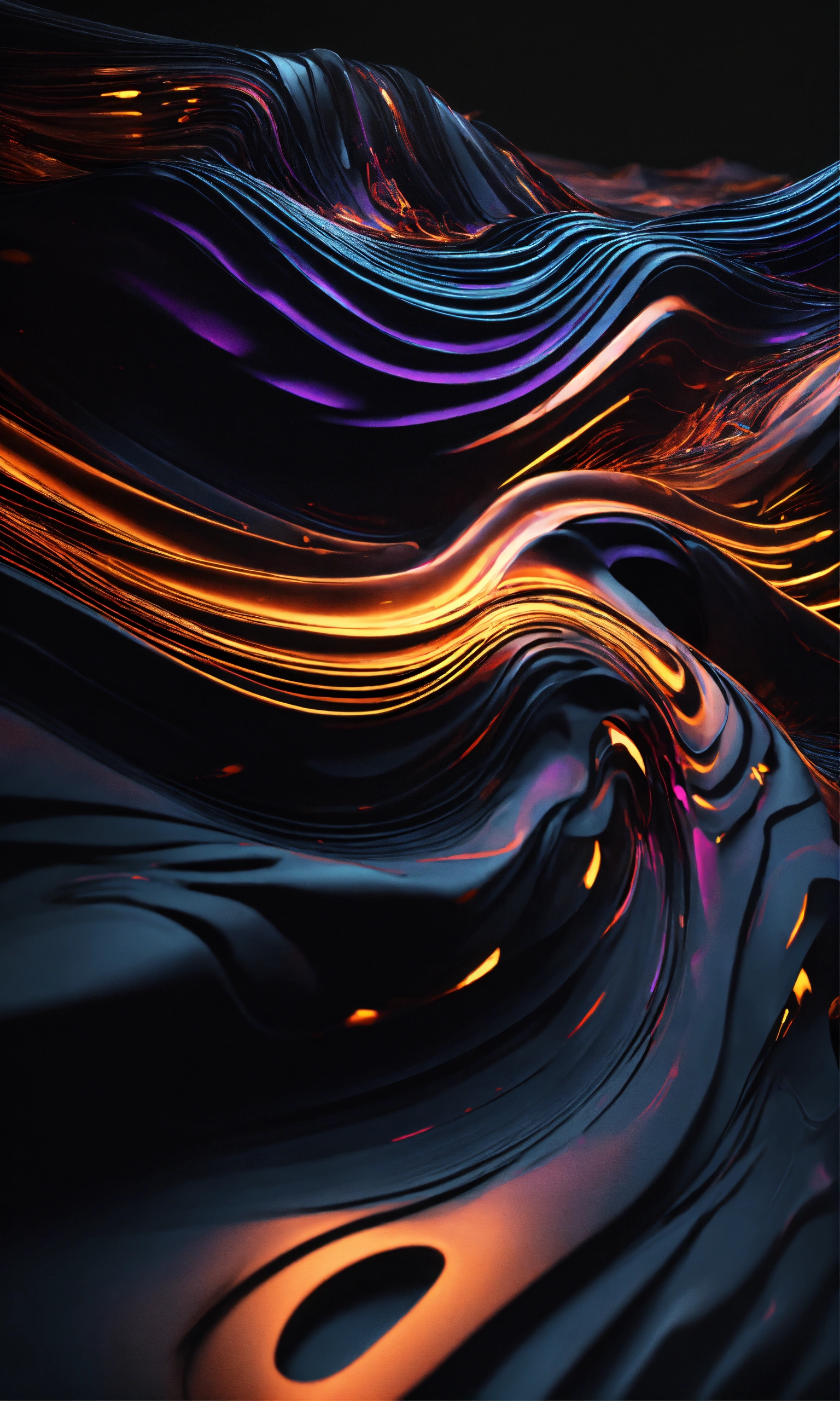 Lexica Realistic wallpaper amoled wallpaper 3d 8k blaCK