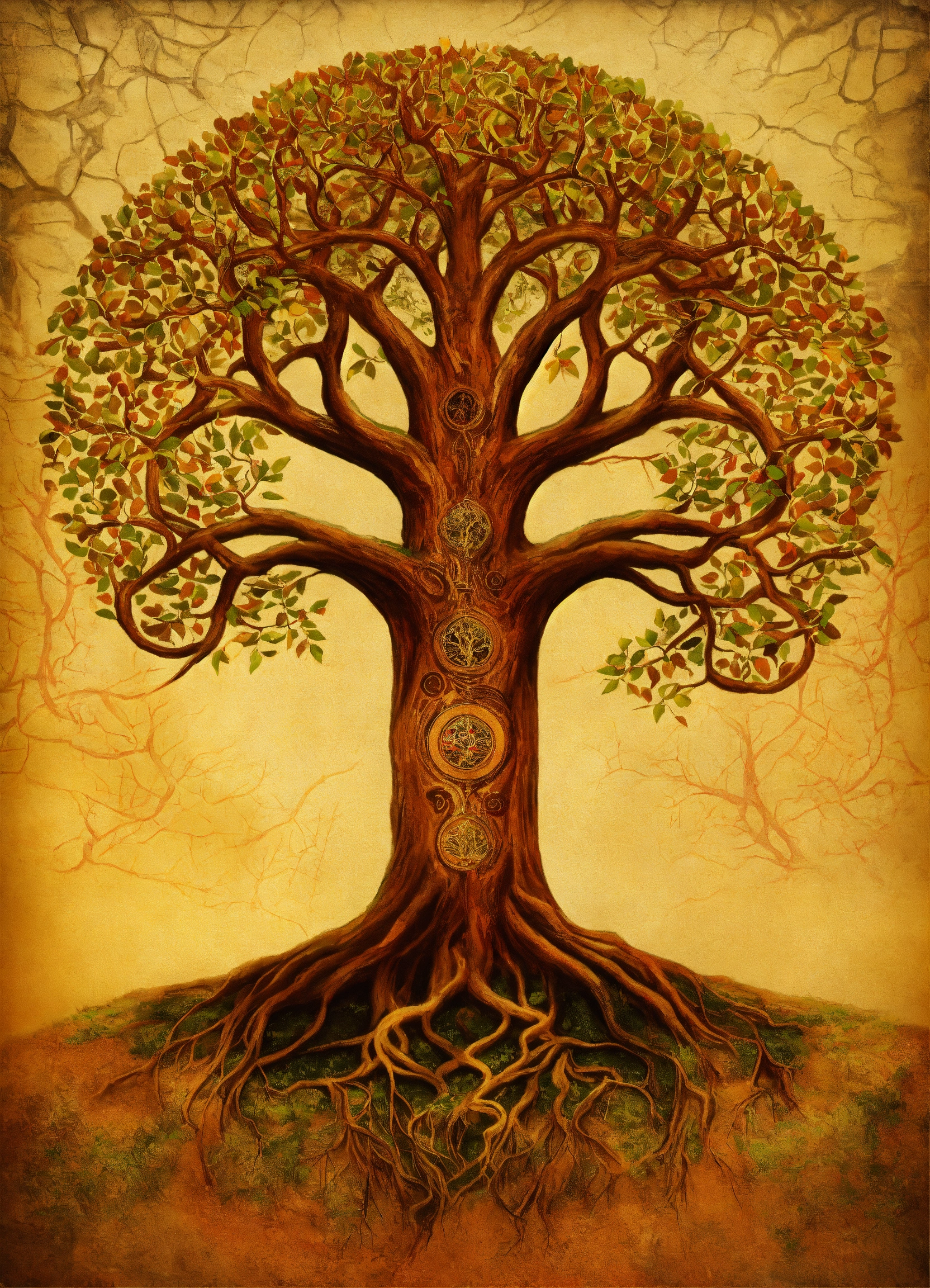 Lexica - Tree of life with roots