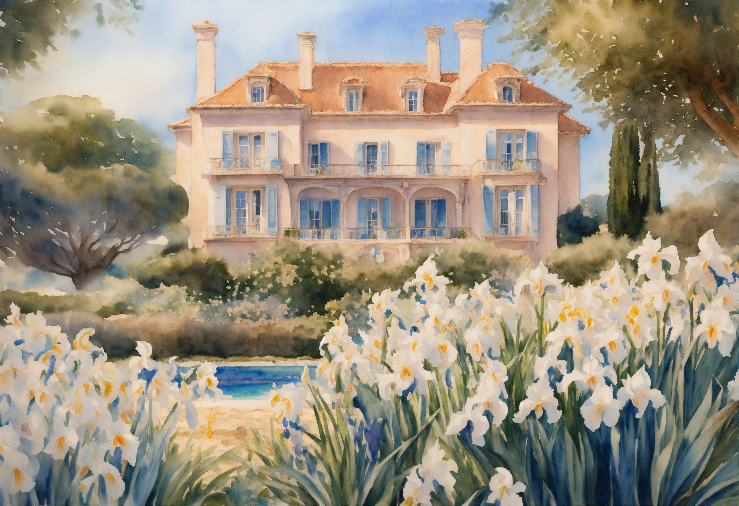 Lexica - Watercolour painting, pastel colours, warm light, intricate ...