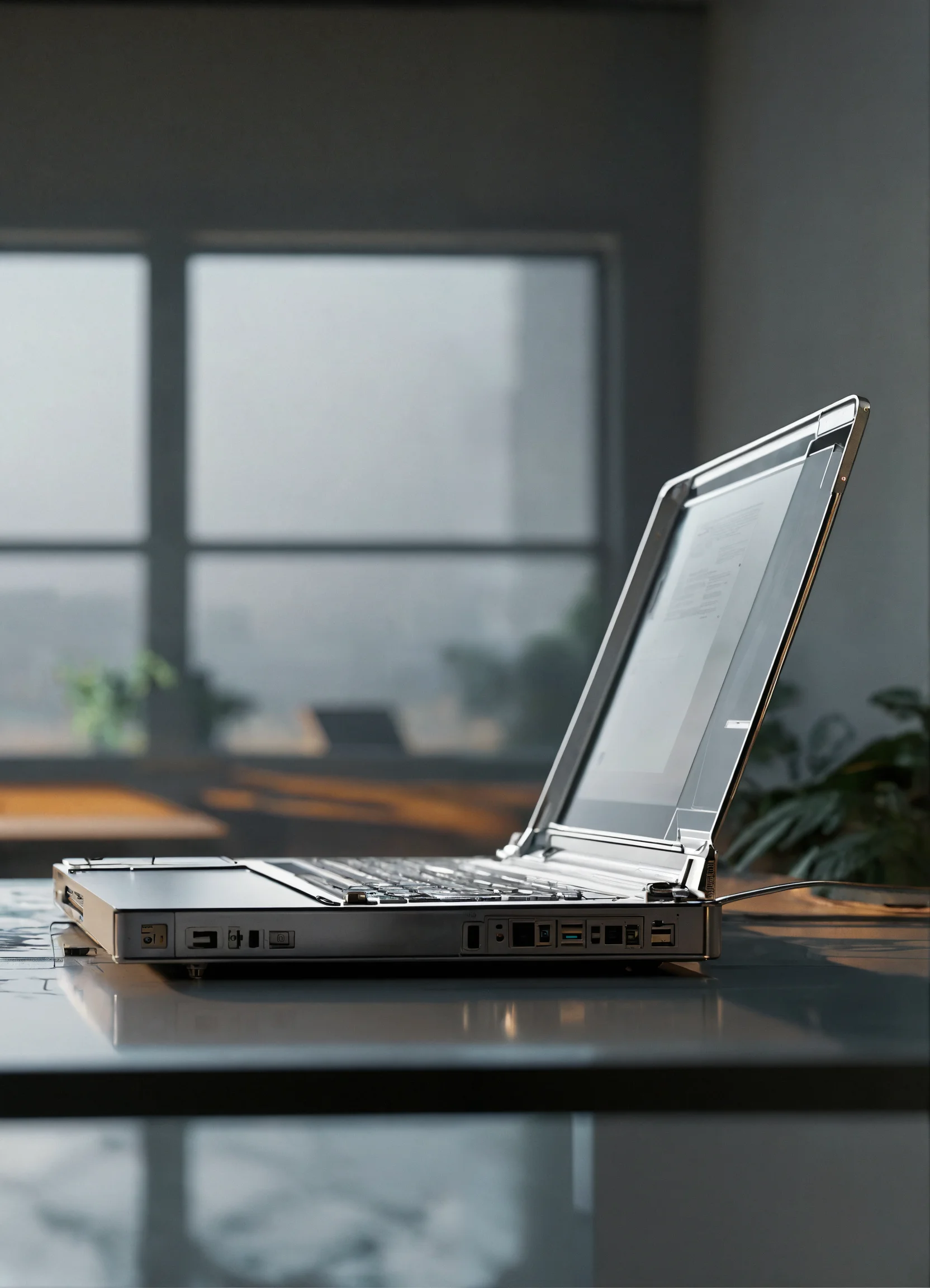 Lexica - A see through aluminum laptop designed by Dieter Rams ...
