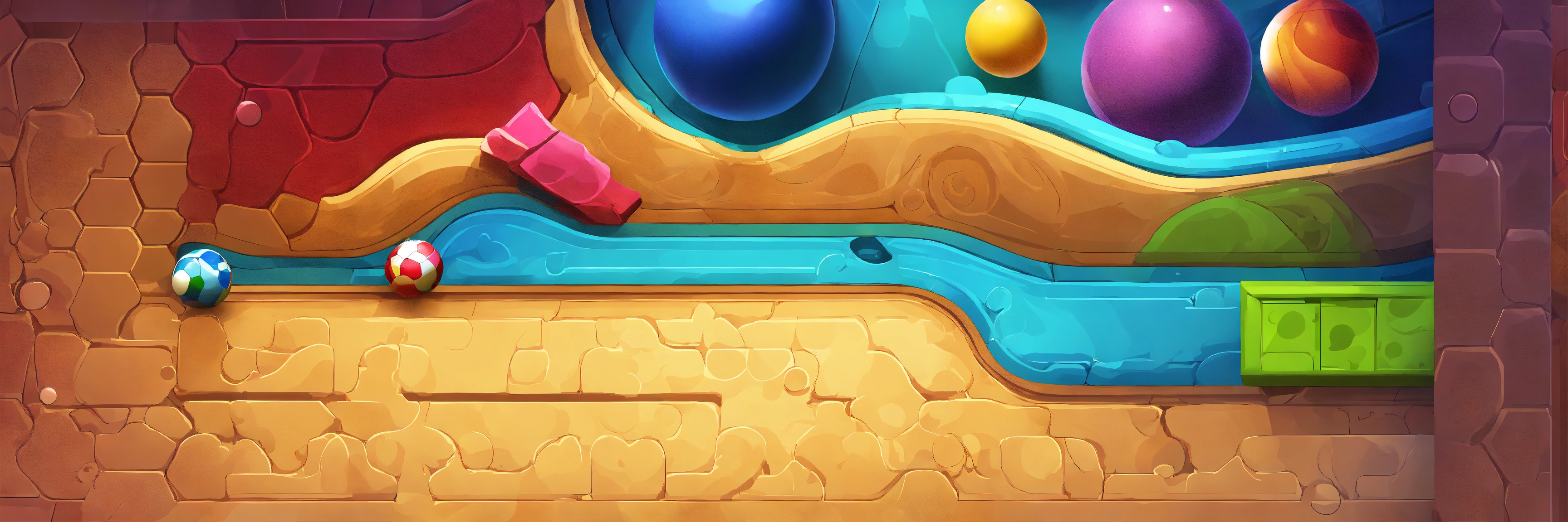 Lexica - Create a visually appealing design for a color-matching puzzle ...