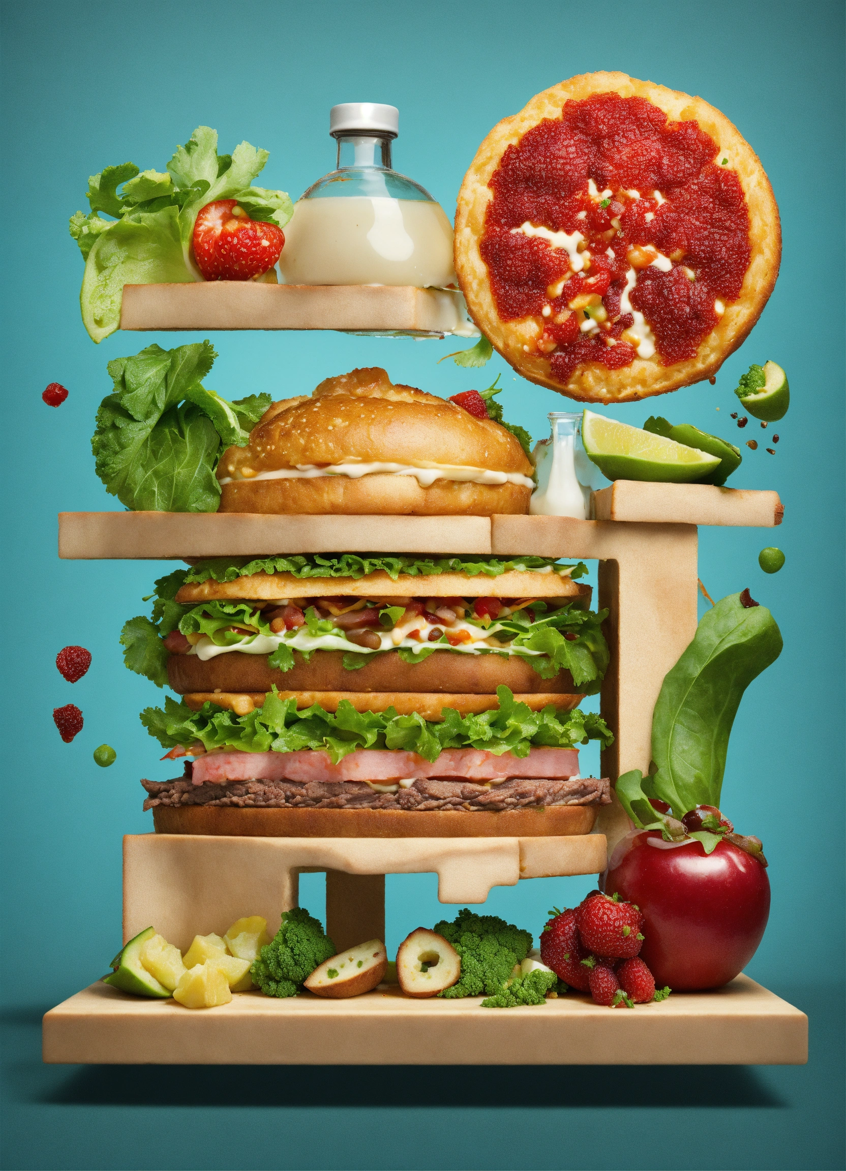 Lexica - Molecular contruction of food, no text