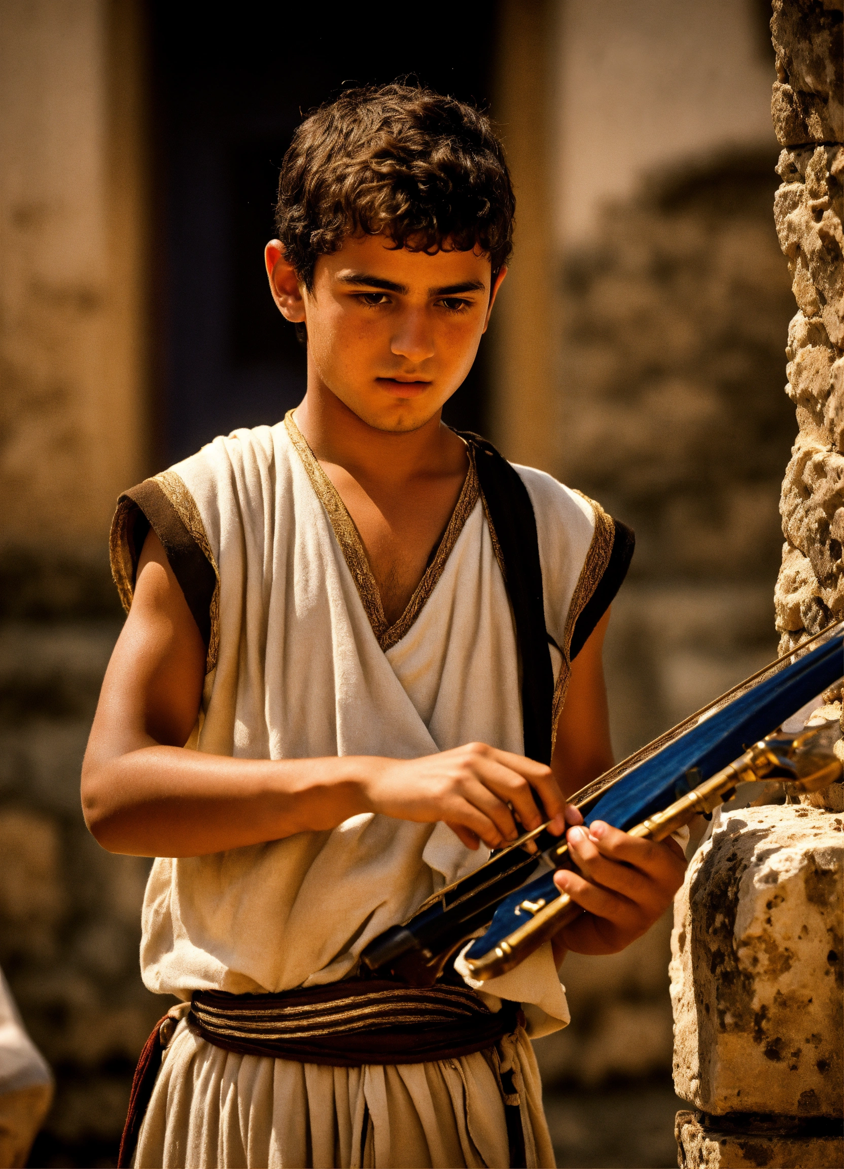 Lexica - A young greek playing during antic greece