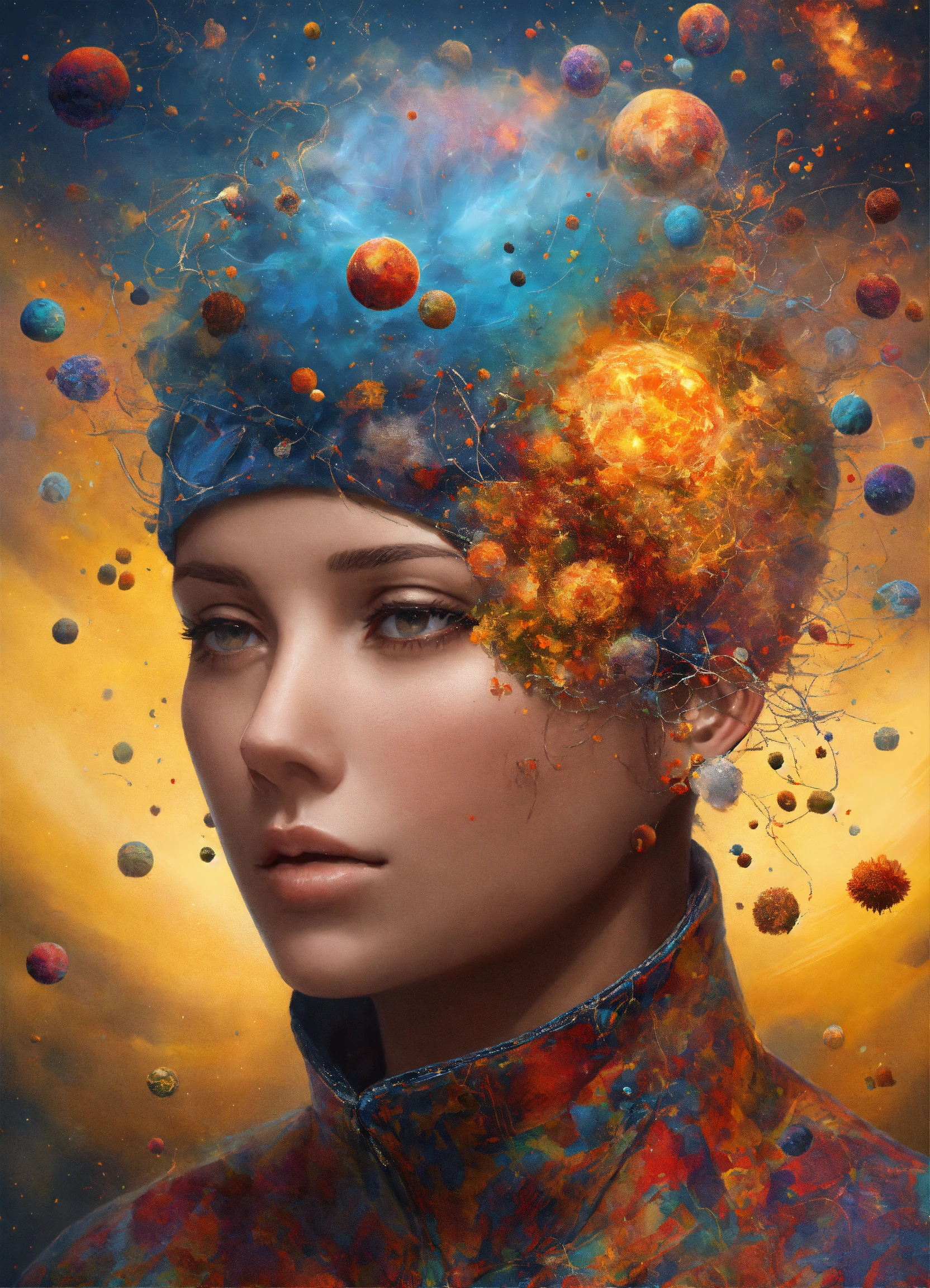 Lexica - A brain that blasts thoughts out into space.