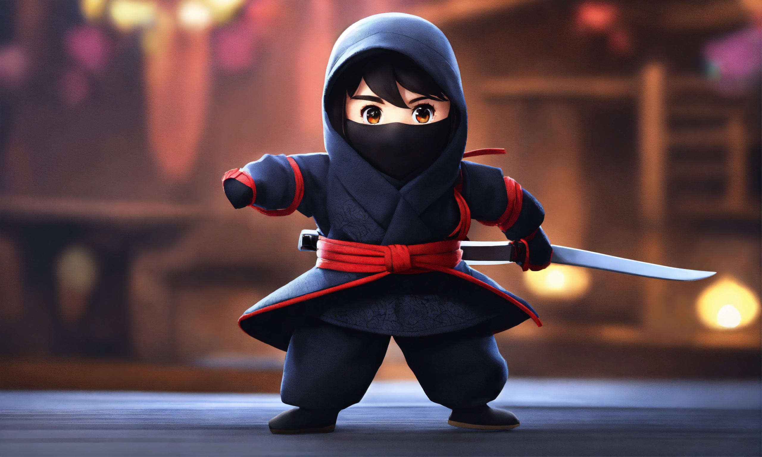 Lexica - Cute, smiling, ninja