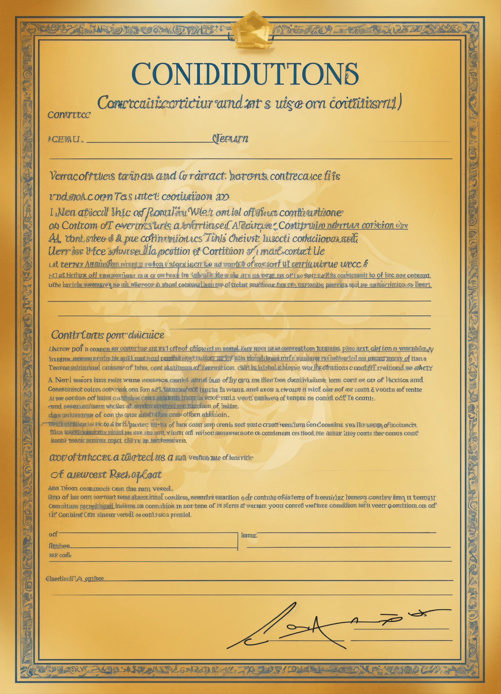 Lexica - An vector image to illustrate a terms of use and conditions ...