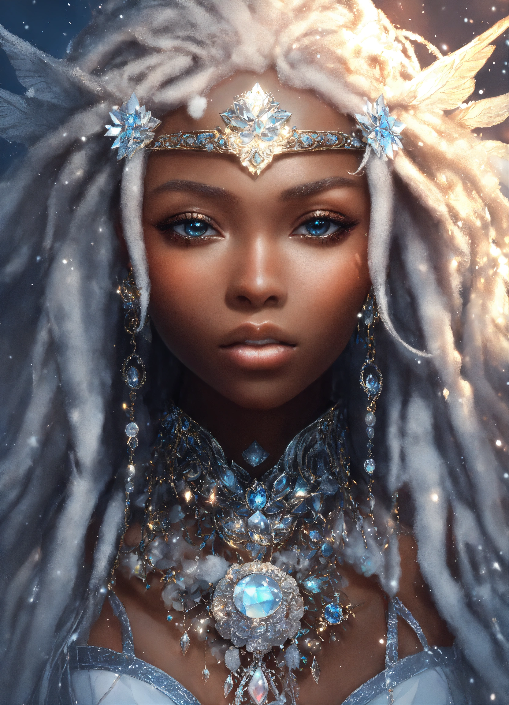 Lexica - Stunning interpretation of a young black american woman ...
