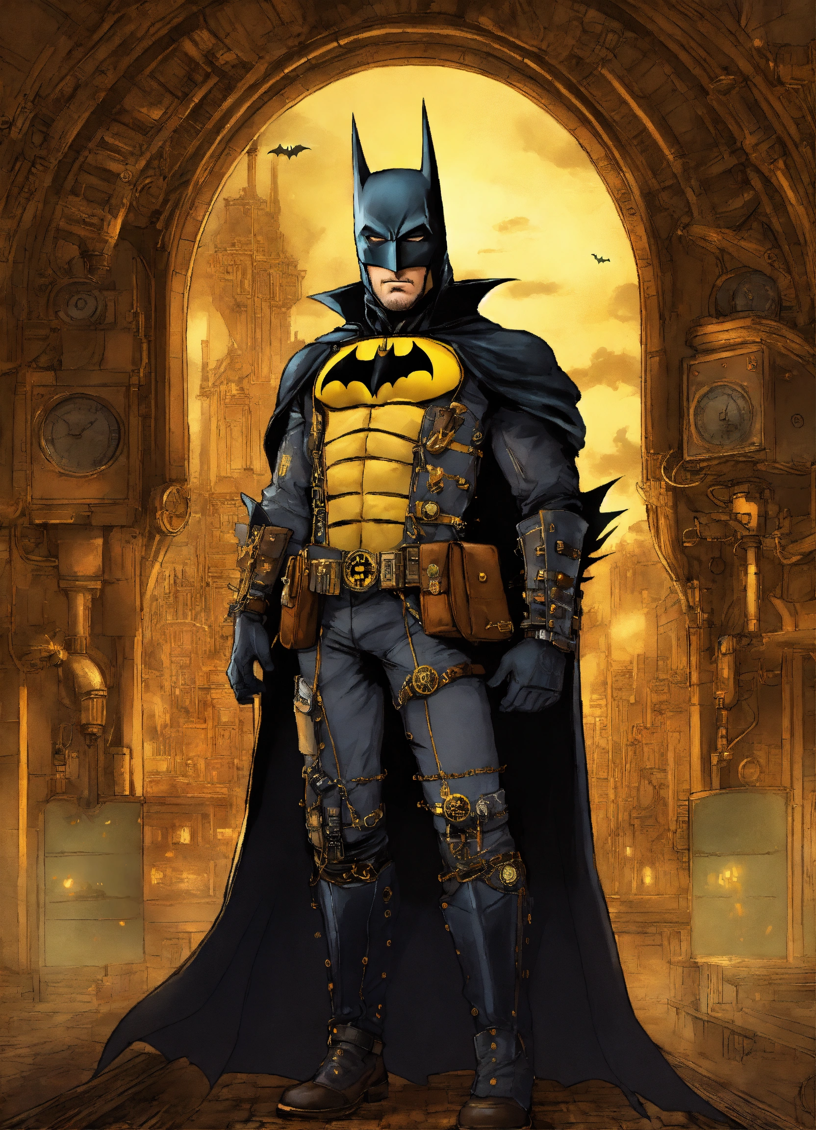 Lexica - A steampunk Batman with a mysterious background