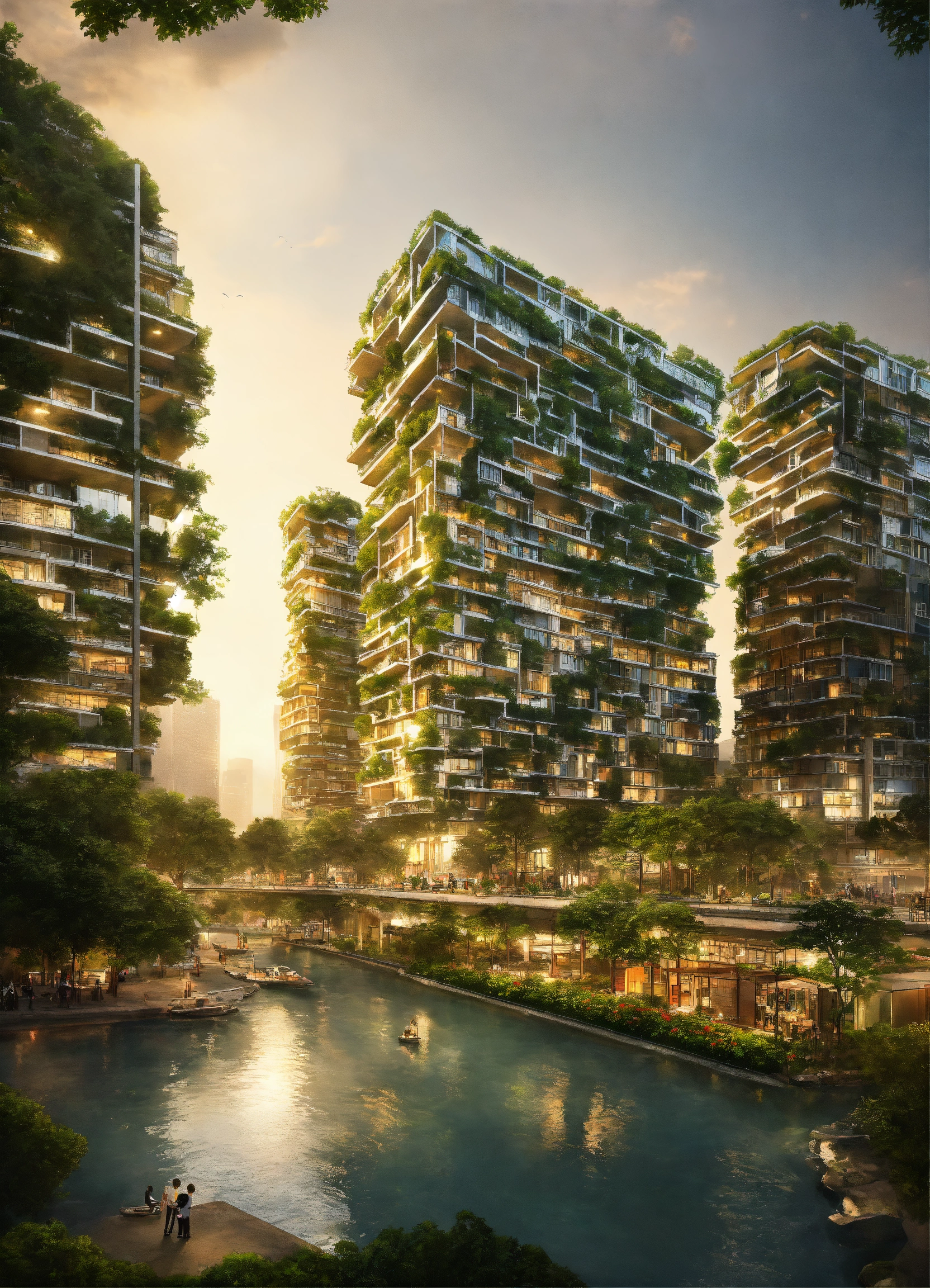 Lexica - Imagine a vision of meta-modern Ho Chi Minh city in 2050 where ...