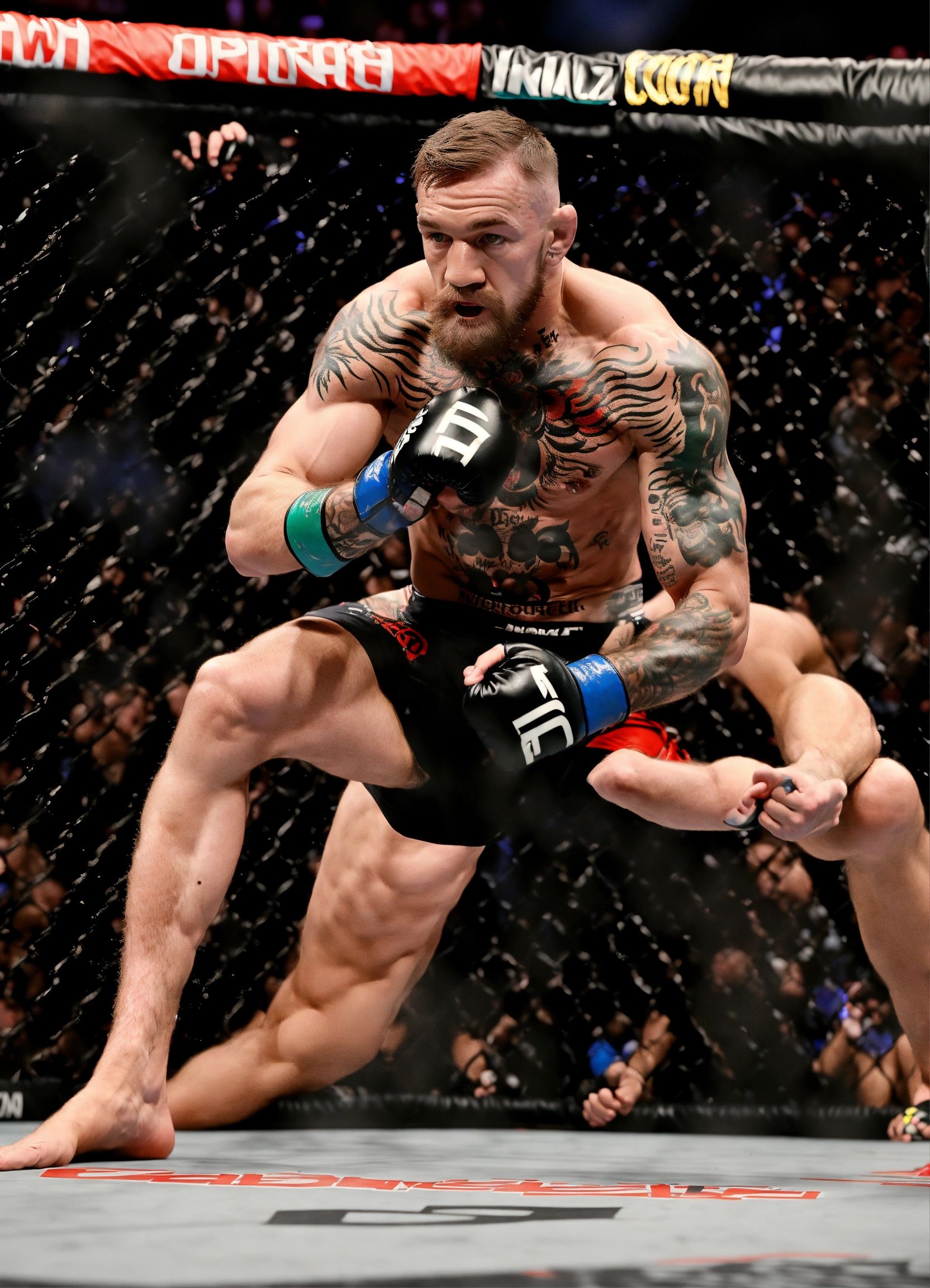Lexica - Conor McGregor combattant de MMA avec sa tenue de combat à l ...