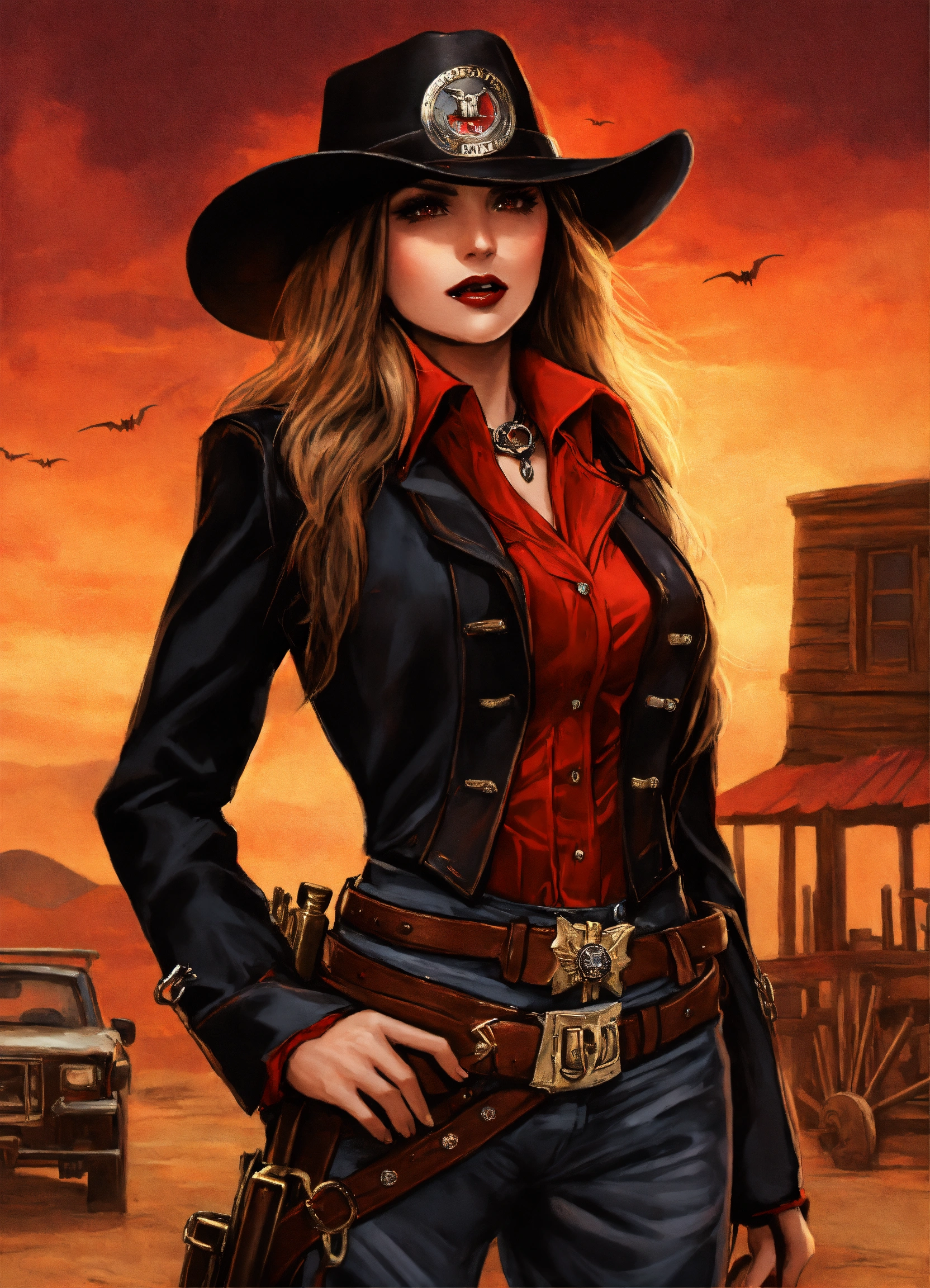 Lexica - Wild west female vampire texas ranger